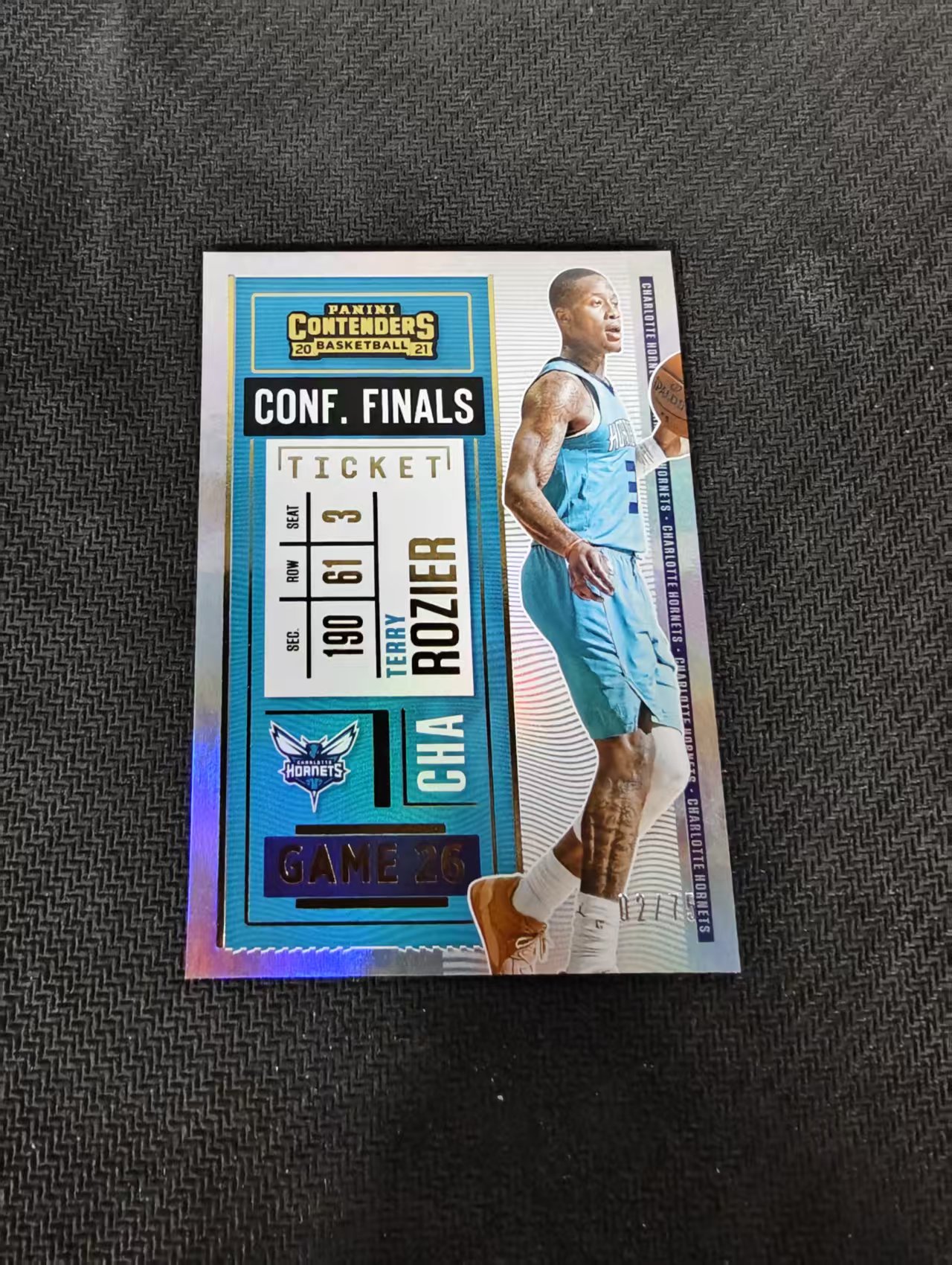 【汽水拍卖】2020-21 Panini Contenders Terry Rozier 特里 罗齐尔 黄蜂队 球票 闪卡 75编 微瑕如图