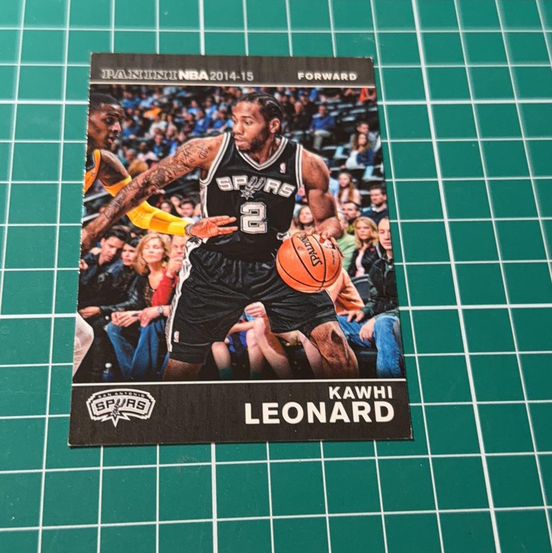 2014-15 Panini Americana Kawhi Leonard S.p.a. 科怀伦纳德 卡哇伊 马刺队 十年老卡 绝版卡 稀有base