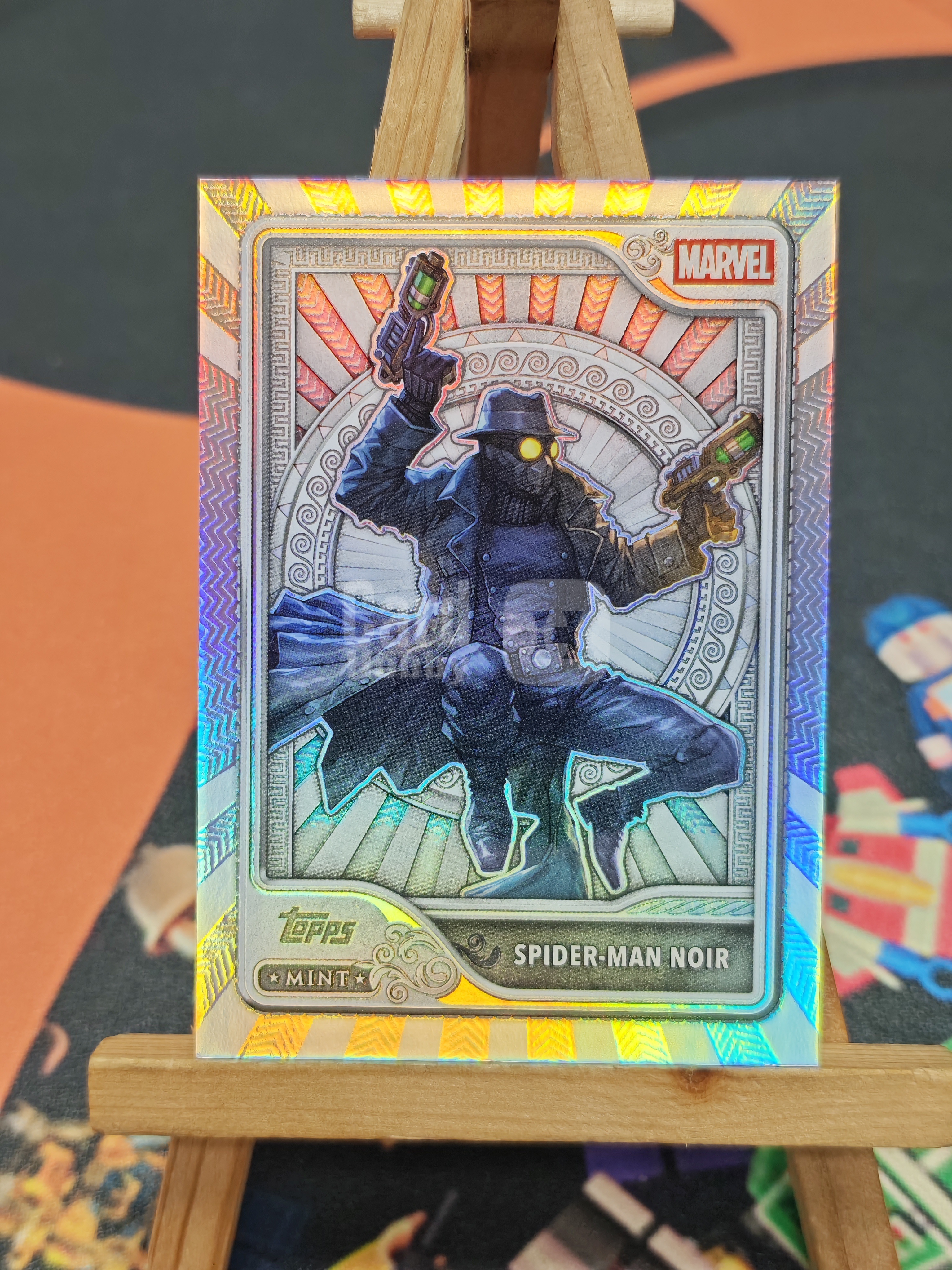 【科科代卖 墨子】2026 Topps Marvel Mint 漫威 TC Spider Man Noir 暗影蜘蛛侠 银版 银折 折射 silver 卡品如图