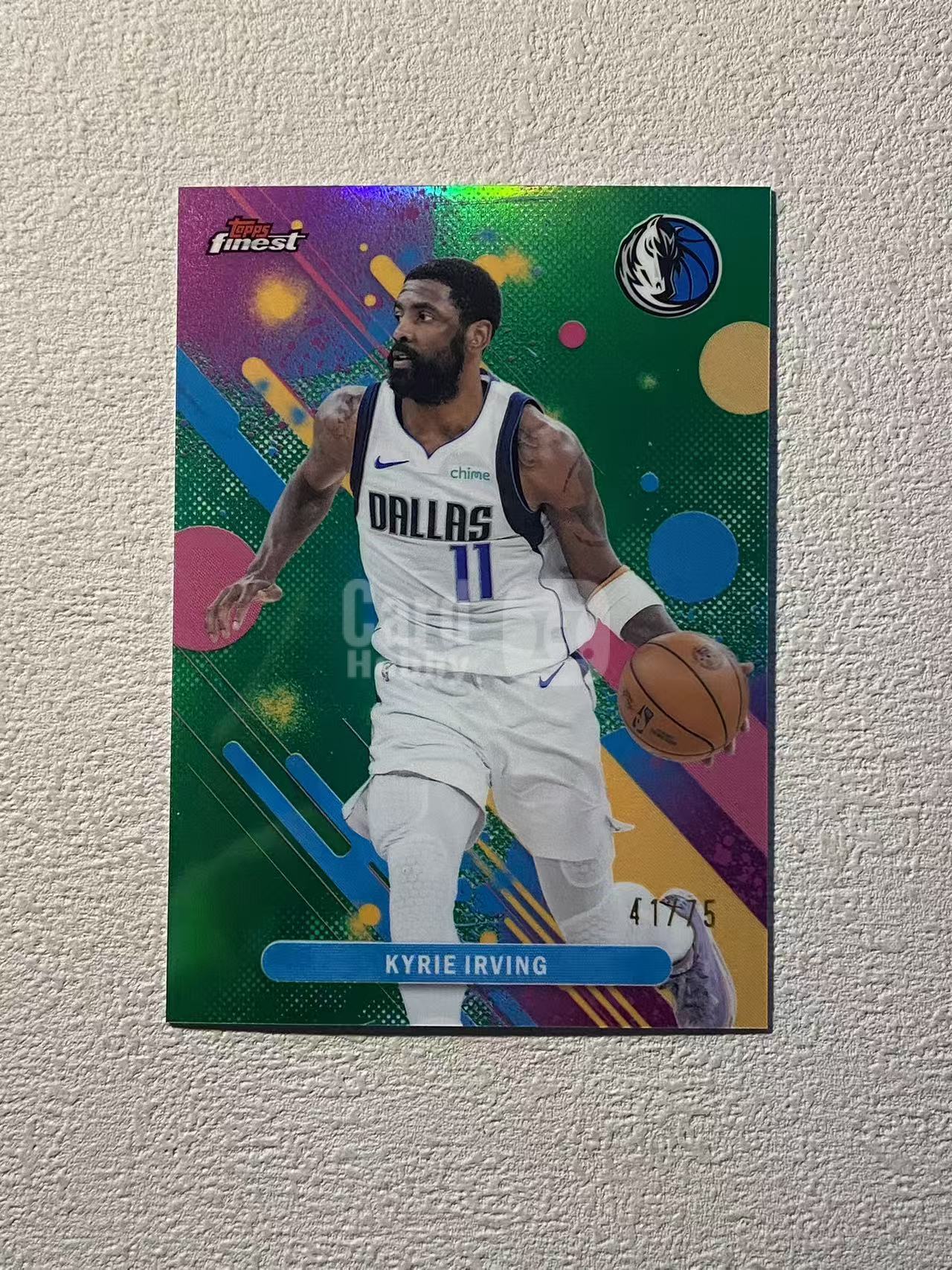 2026 Topps Finest Kyrie Irving finest 独行侠 凯里 欧文 欧神仙 /75编 泼墨折 折射 收藏必备