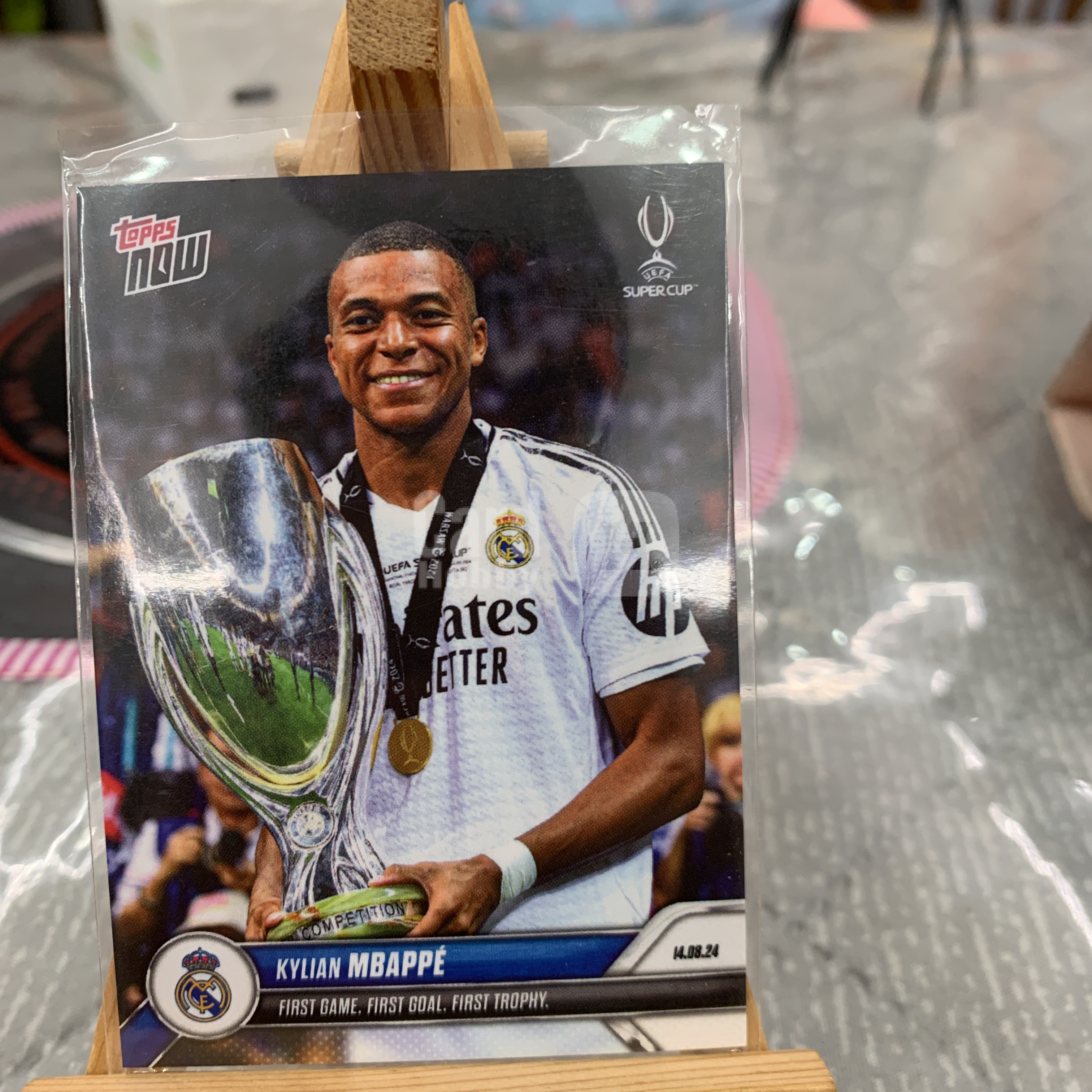 【A4-可无限累积】2024-25 Topps Now 欧洲超级杯 Kylian Mbappe 姆巴佩 皇家马德里
