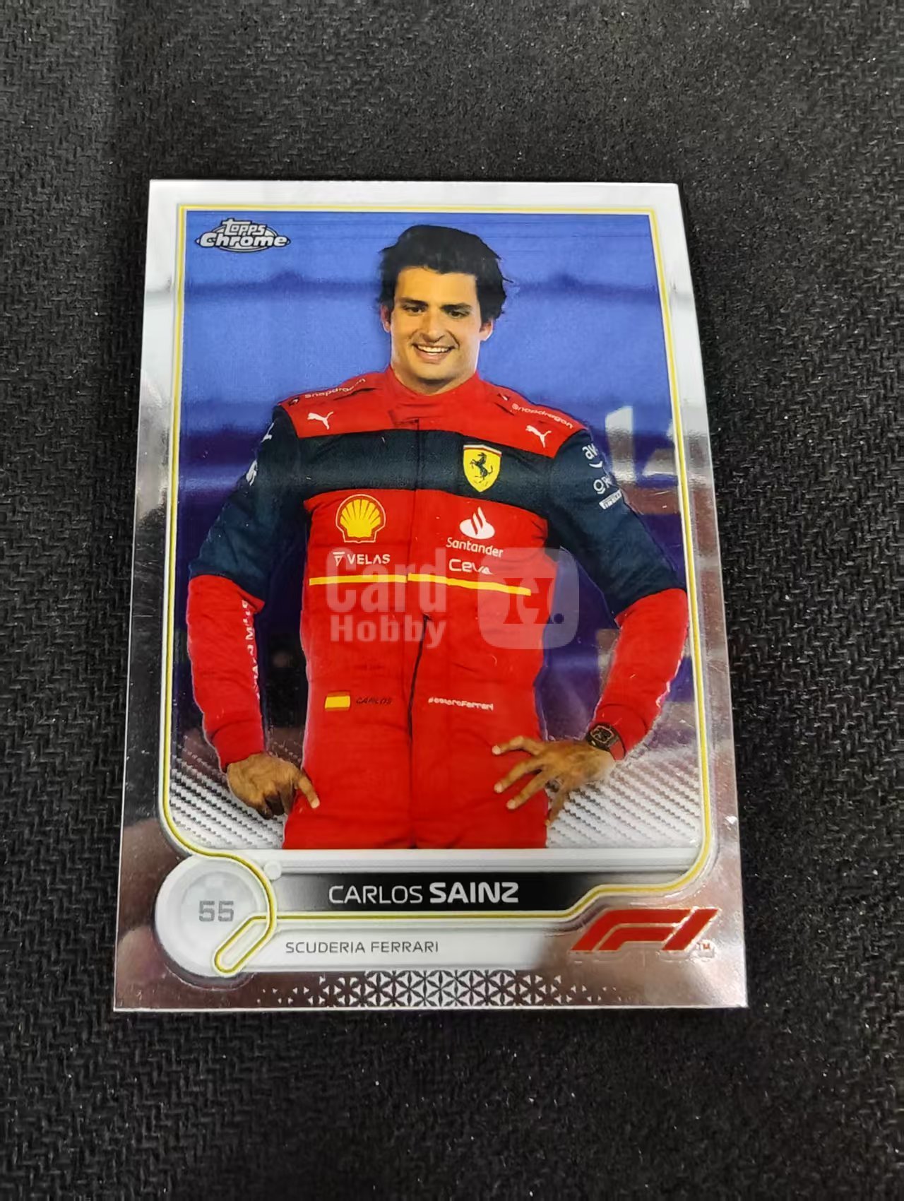 2022 Topps Chrome F1 Carlos Sainz 卡洛斯 塞恩斯 法拉利 划痕 边角瑕疵 #30