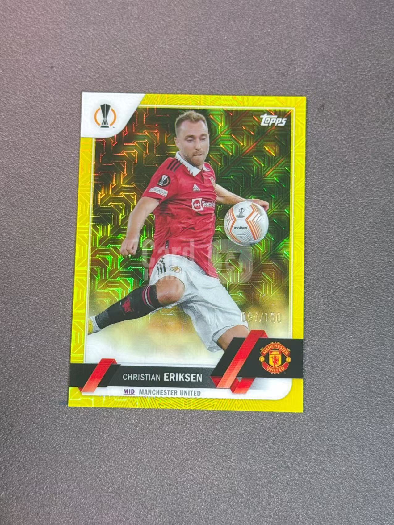 1997 Topps Topps Christian Eriksen 欧战 日版 樱花 埃里克森 丹麦 曼联 150编