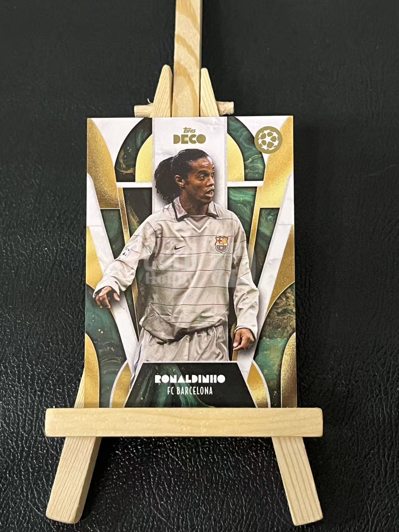 2024 Panini UEFA Ronaldinho 罗纳尔迪尼奥 小罗 特卡 巴萨 欧冠 deco 实卡精美 卡品如图 LA-3