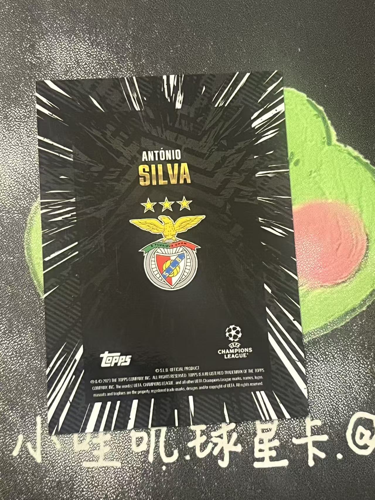 2023-24 Topps Gold Antonio Silva GOLD 本菲卡 安东尼奥 席尔瓦 99编 签字 微瑕如图【ZYP代拍】望灯