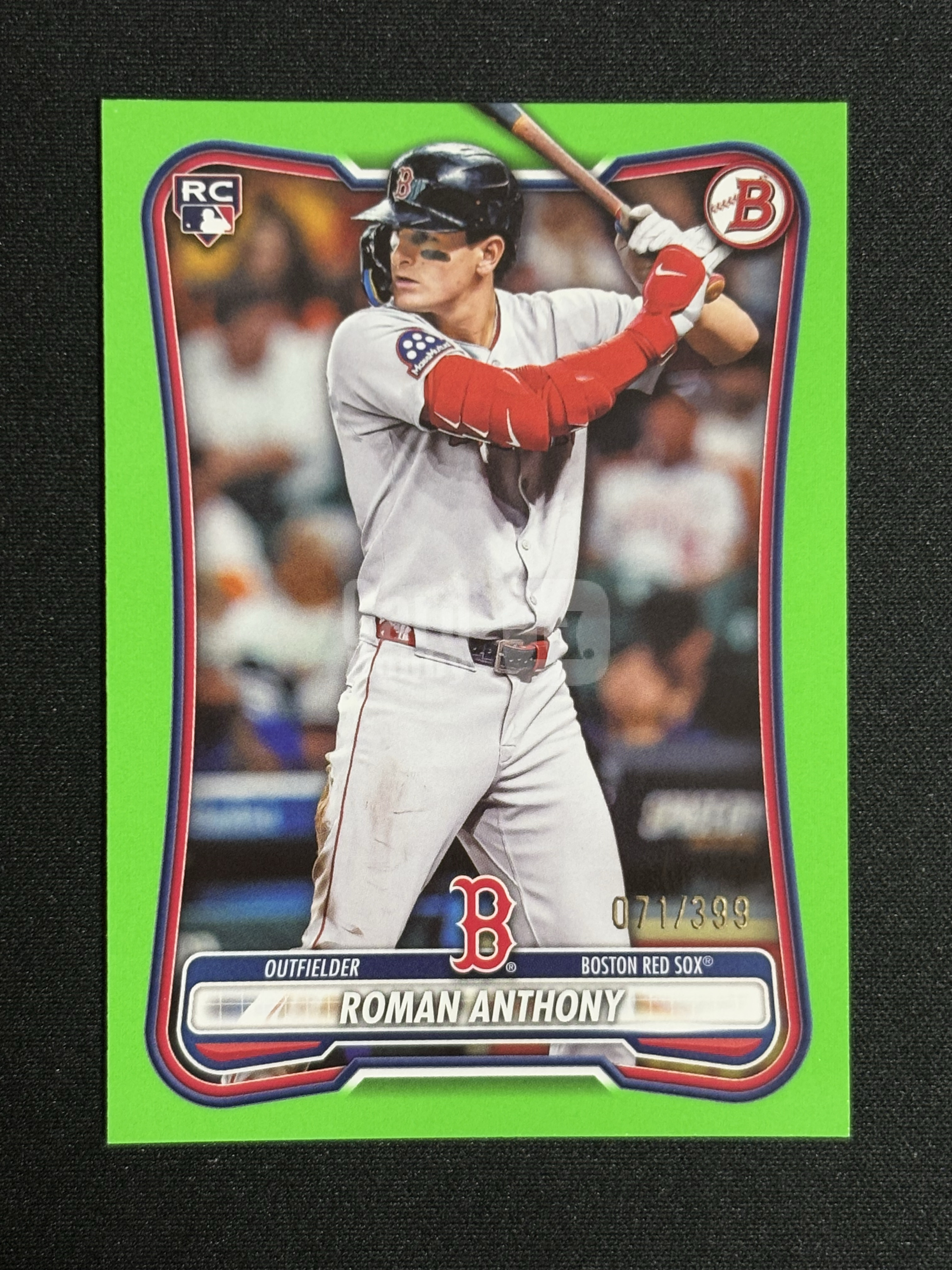 2026 Topps Bowman roman anthony RC 棒球 MLB 罗曼 安东尼 绿折 /399编 - 红豆