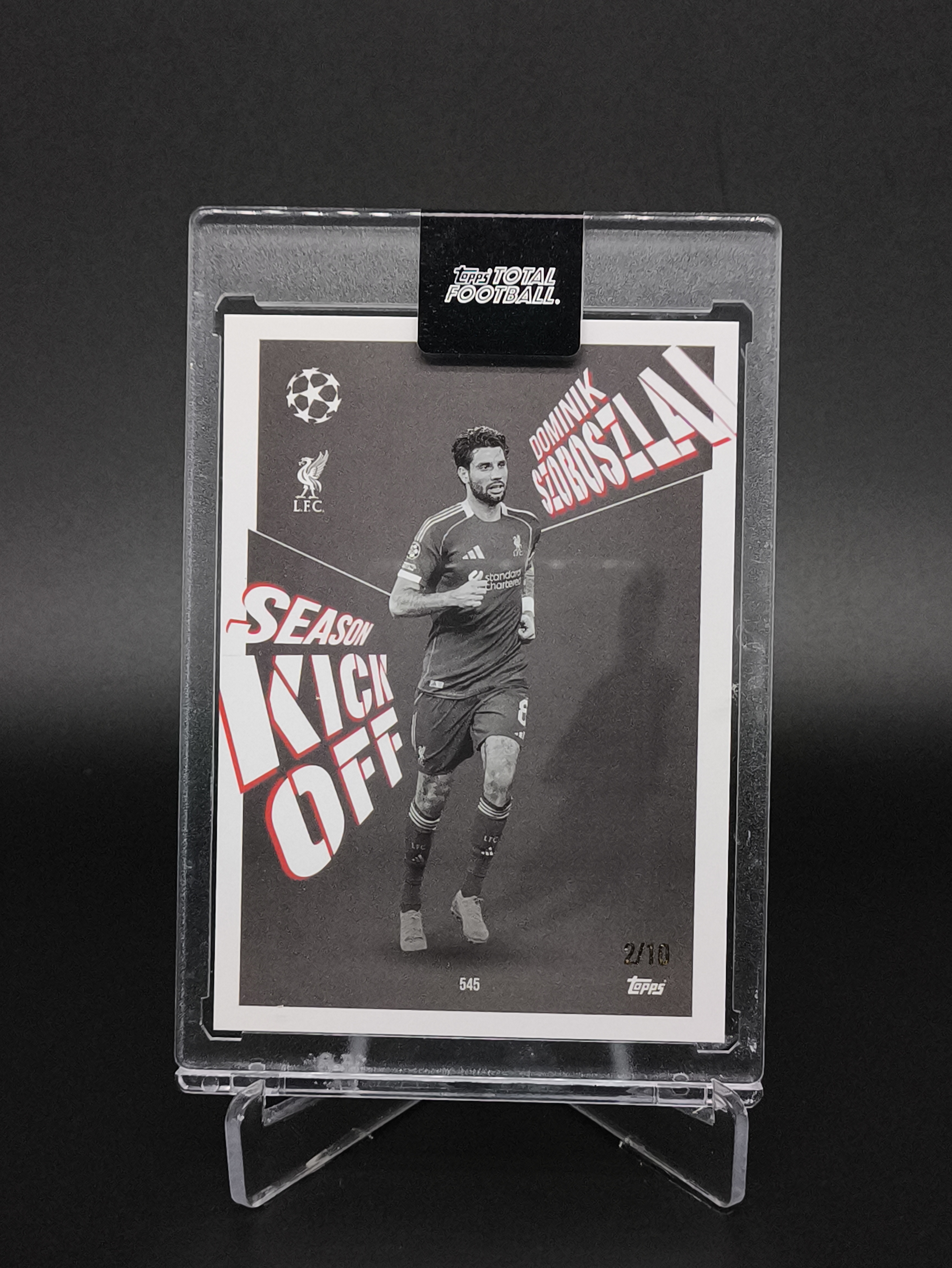 2025-26 Topps Total Football Dominik Szoboszlai 多米尼克・索博斯洛伊 利物浦 匈牙利 2/10 编 TTF 原封砖