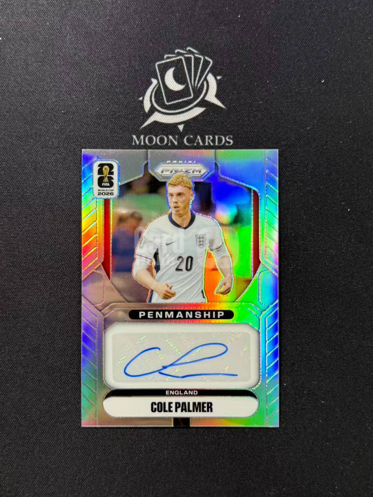 【梦卡拍卖】2026 Panini Prizm Cole Palmer 书法签 签字 银折 /75编 科尔 帕尔默 英格兰 切尔西 曼城 #DD# 狼哥