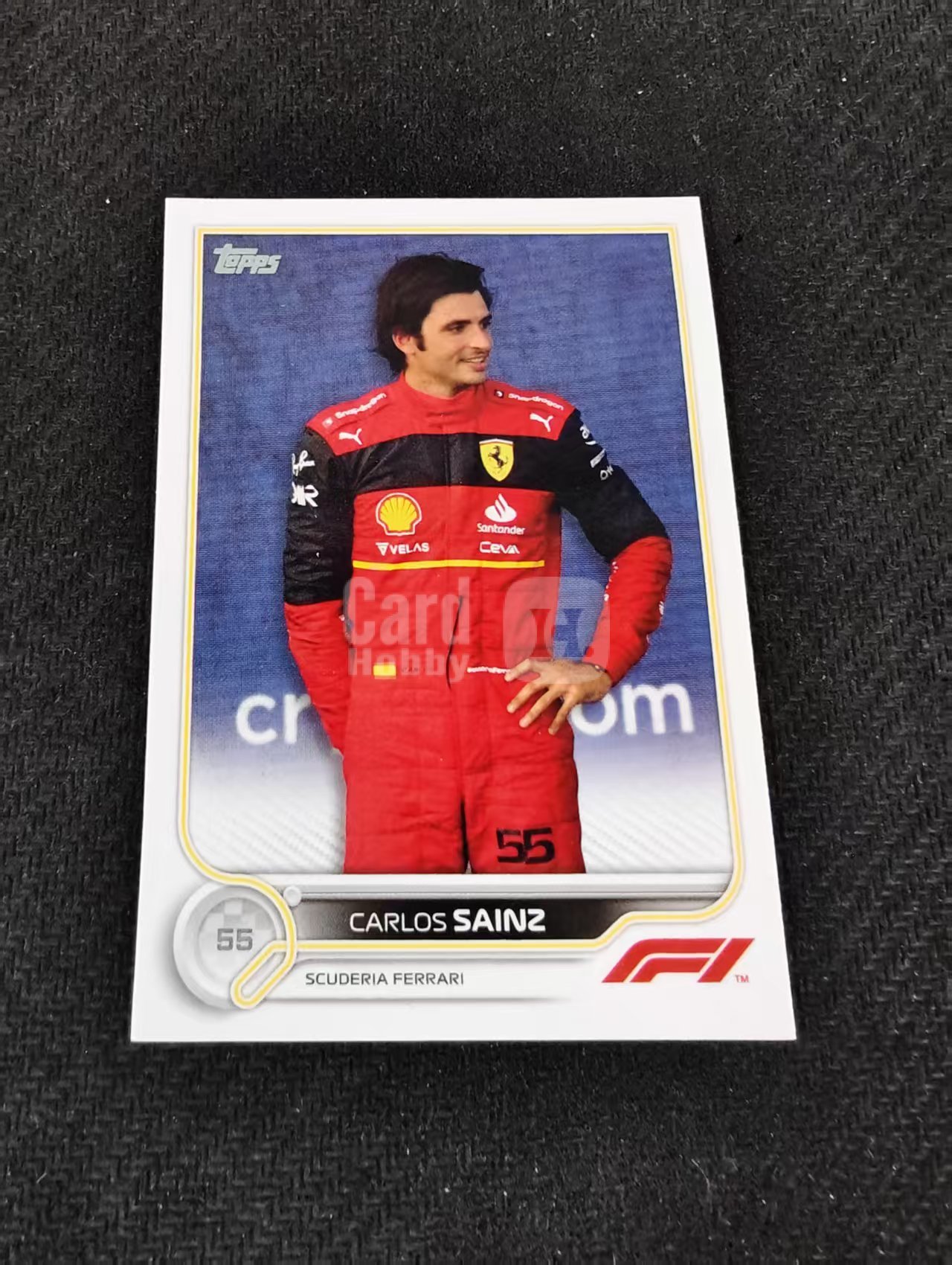 2022 Topps Chrome F1 Carlos Sainz 卡洛斯 塞恩斯 法拉利 划痕 边角瑕疵 @32