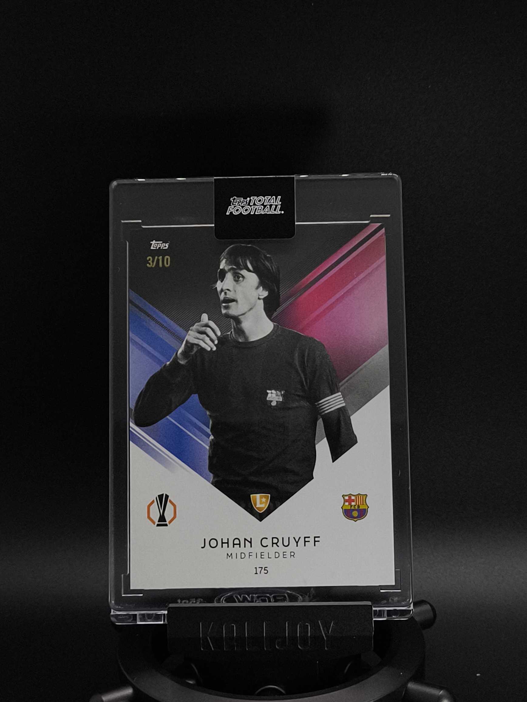 2025-26 Topps Total Football Johan Cruyff 约翰·克鲁伊夫 足球教父 克鲁伊夫 巴塞罗那 巴萨 荷兰 3/10编 TTF 原封砖