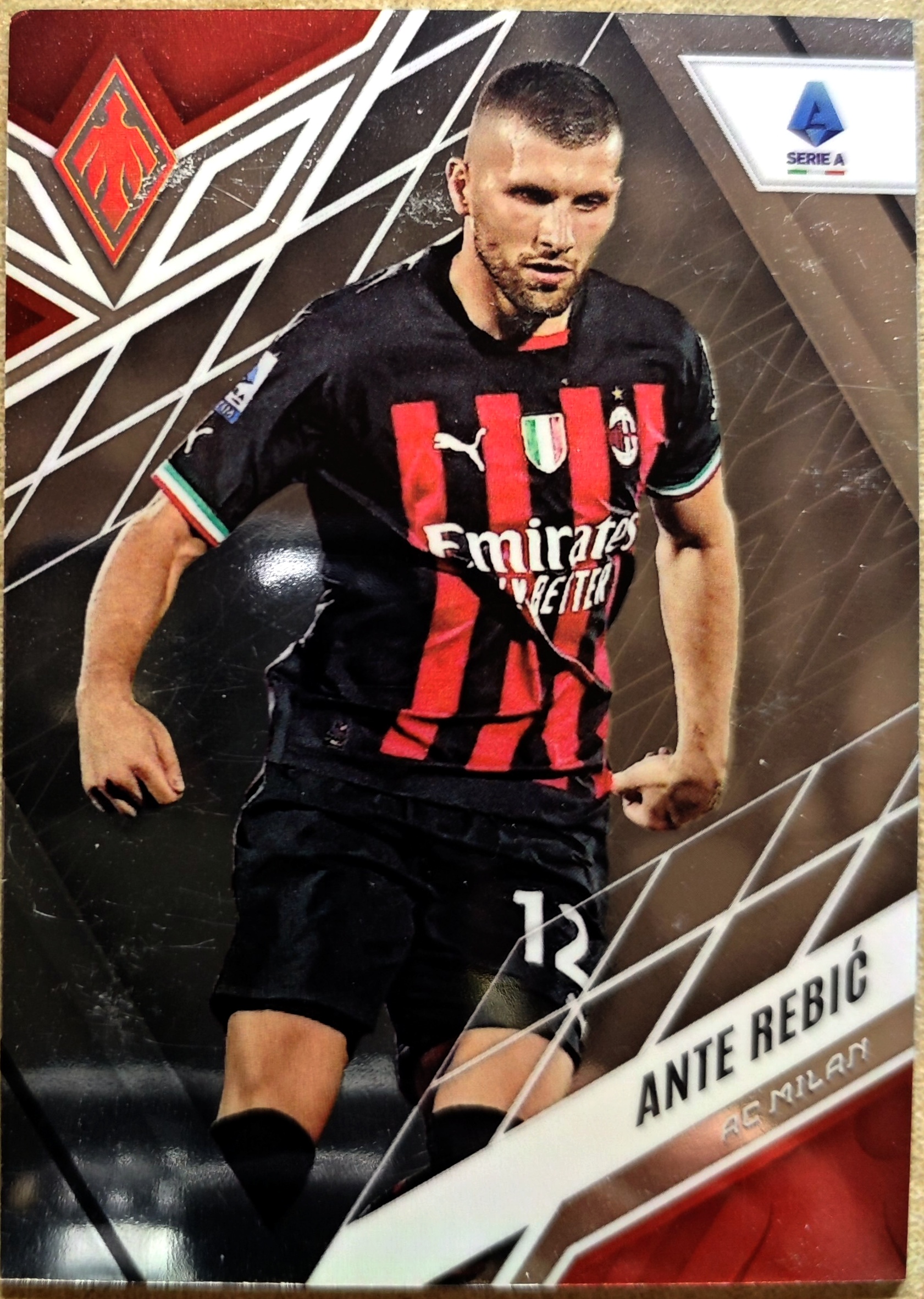 2023-24 Topps Limited Ante Rebic AC米兰 雷比奇 克罗地亚 base 划痕 边角微瑕