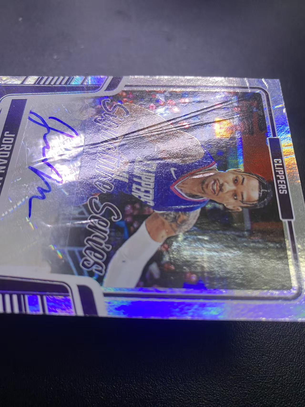 2024-25 Panini Donruss Jordan Miller 快船 乔丹 米勒 杜蕾斯 折射 签字 瑕疵如图 介意勿拍 卡品如图 dm