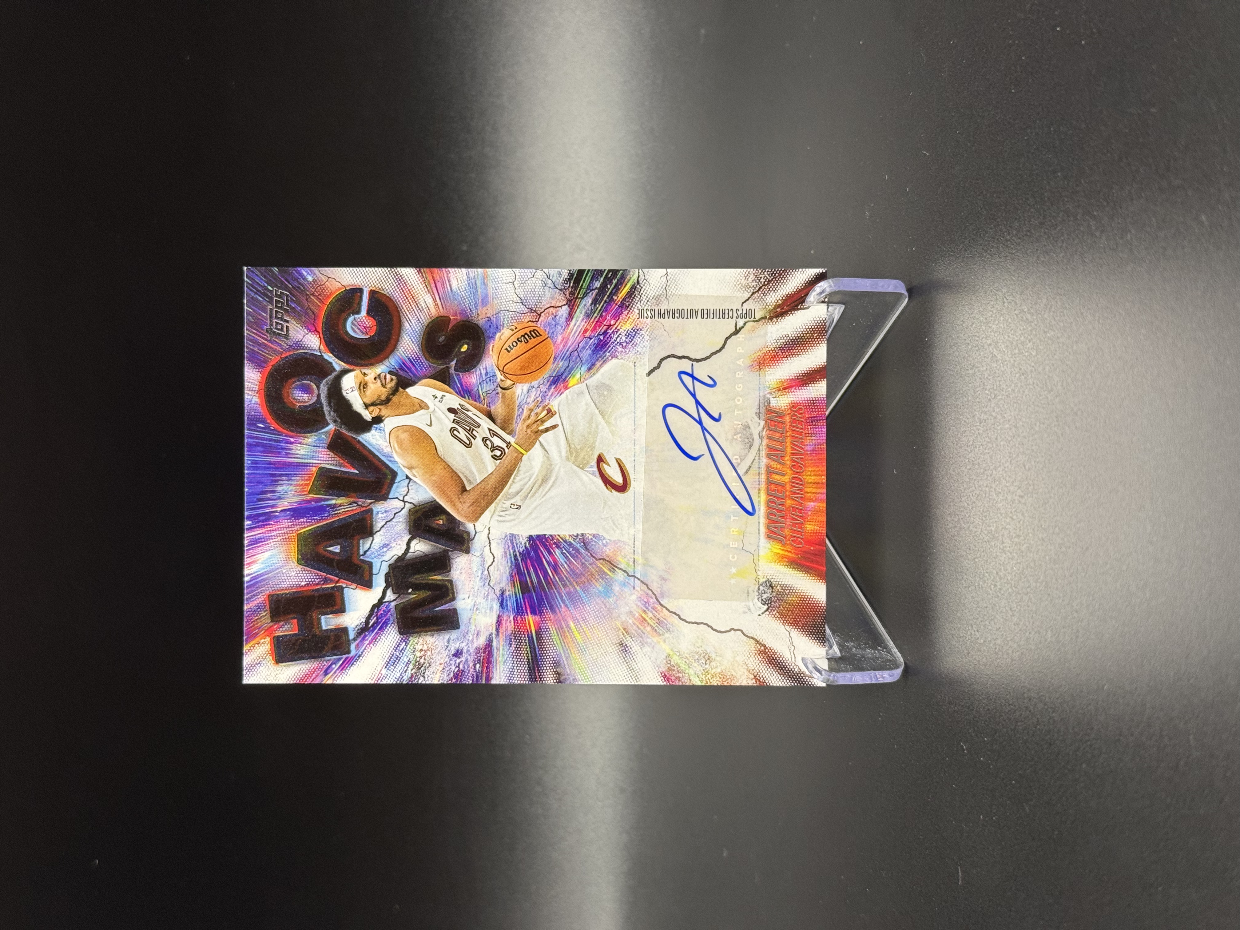 2025 Topps Flagship Jarrett Allen 【鲨鱼辣椒 免费代拍】旗舰系列 贾勒特 阿伦 骑士队 Havoc Marks 狂潮印记签 签字 #Tzy