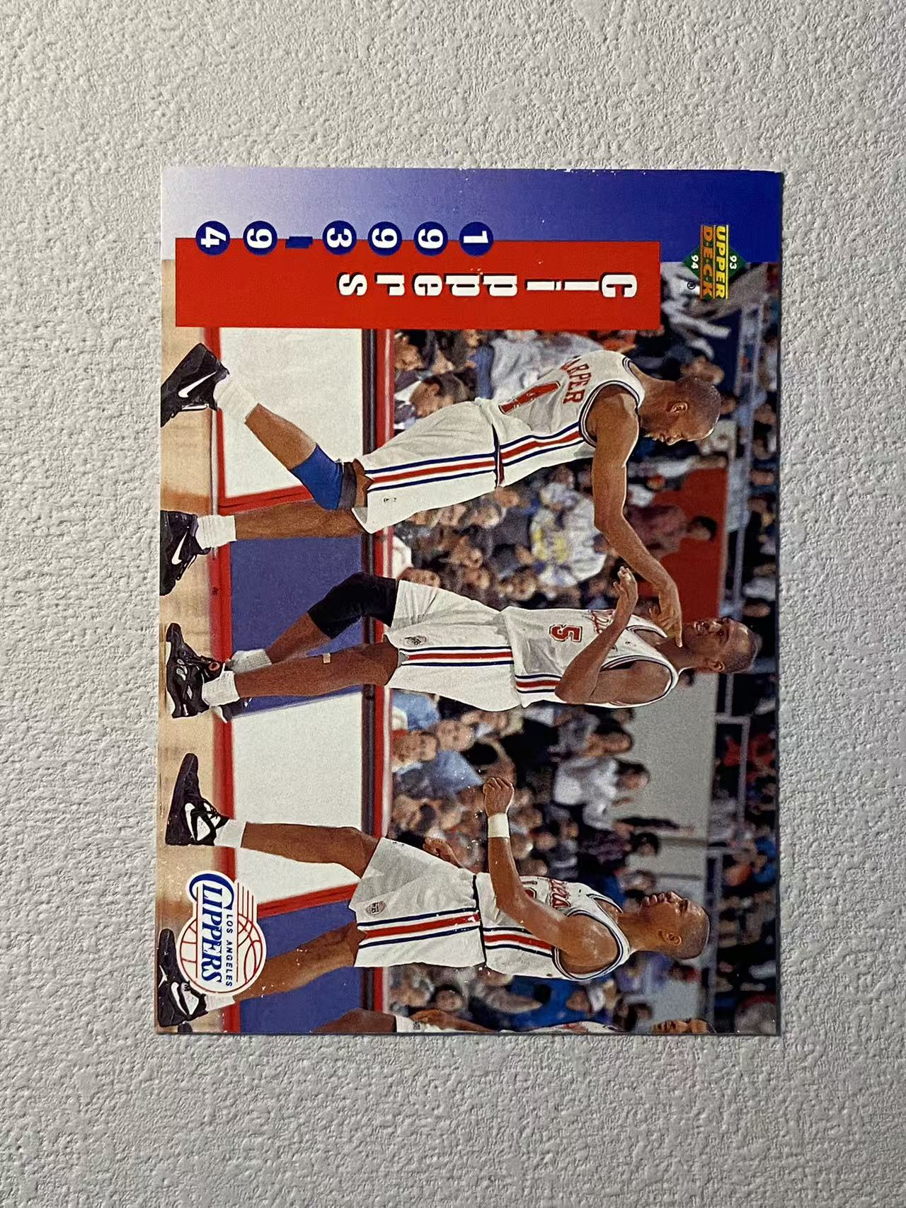 1993 Upper Deck Collector's Choice clippers ud 球队特卡 快船队 稀有老特 凑套 收藏必备