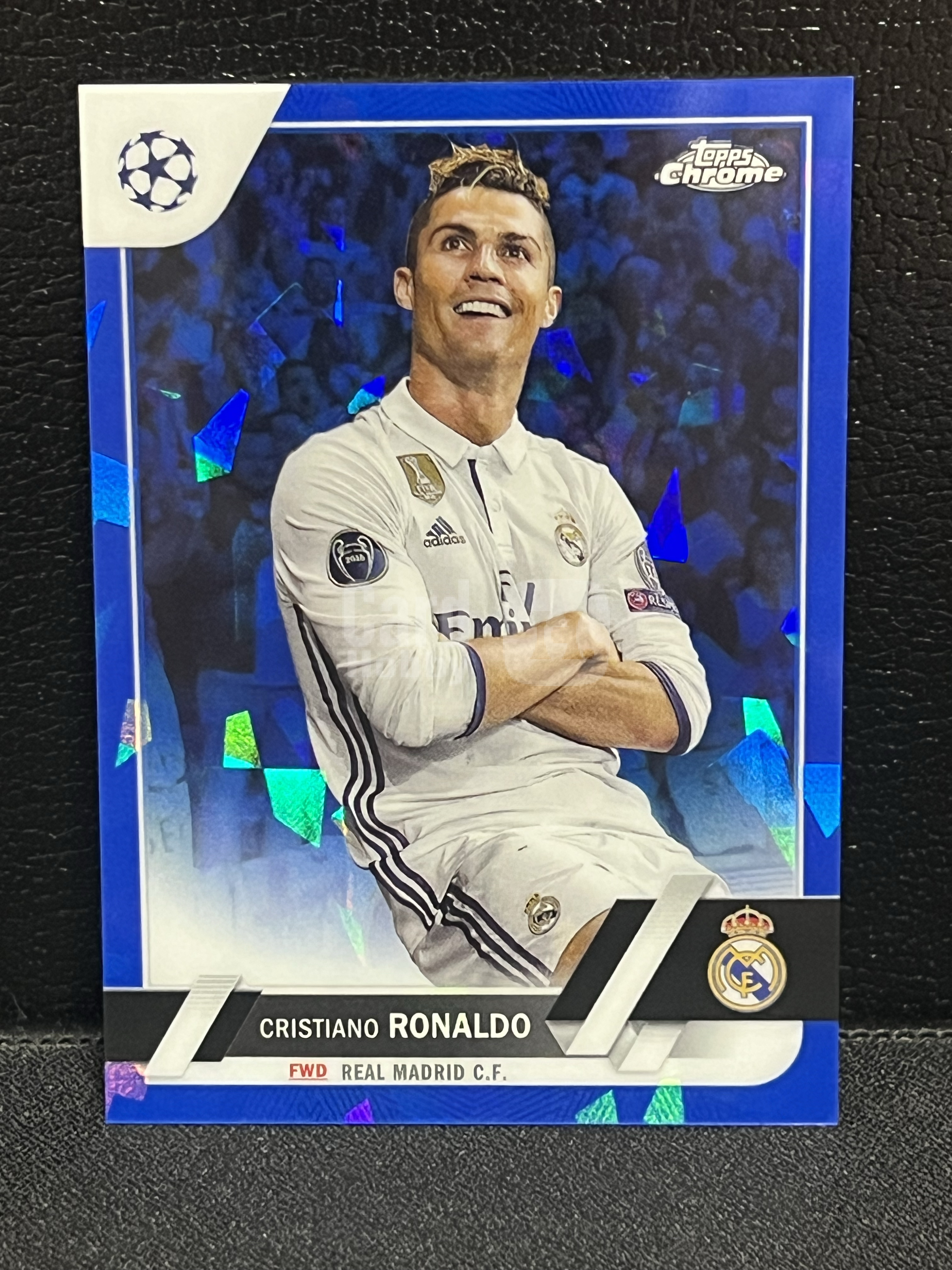 Lor Rinaldo 2023 Topps Chrome Cristiano Ronaldo 【北伦敦拍卖】 C罗 罗纳尔多 皇马 曼联 葡萄牙 蓝宝石 蓝碎冰 ...