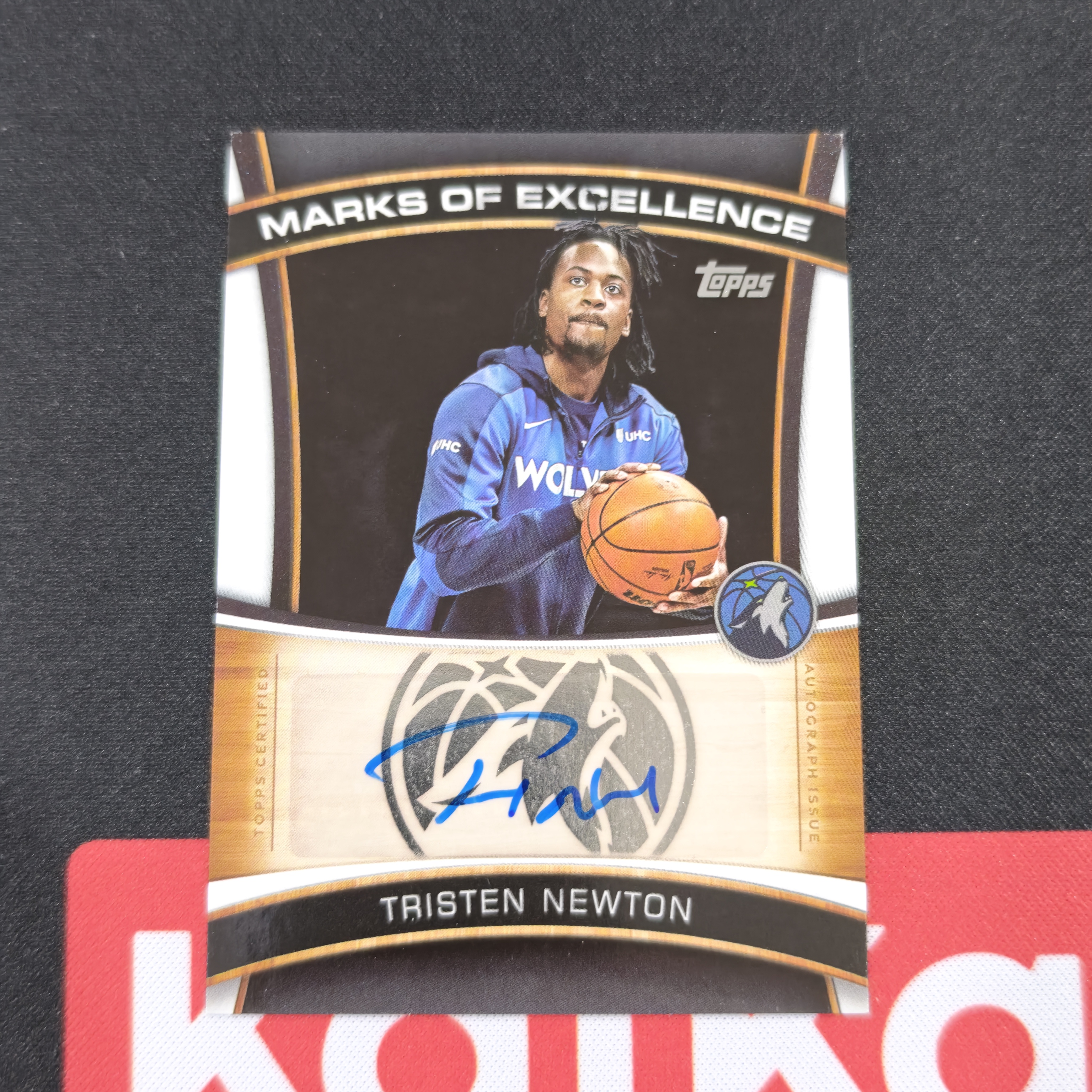 2025 Topps flagship Tristen Newton 森林狼 特里斯坦 牛顿 签字 标志签 收藏必备 【倍宗