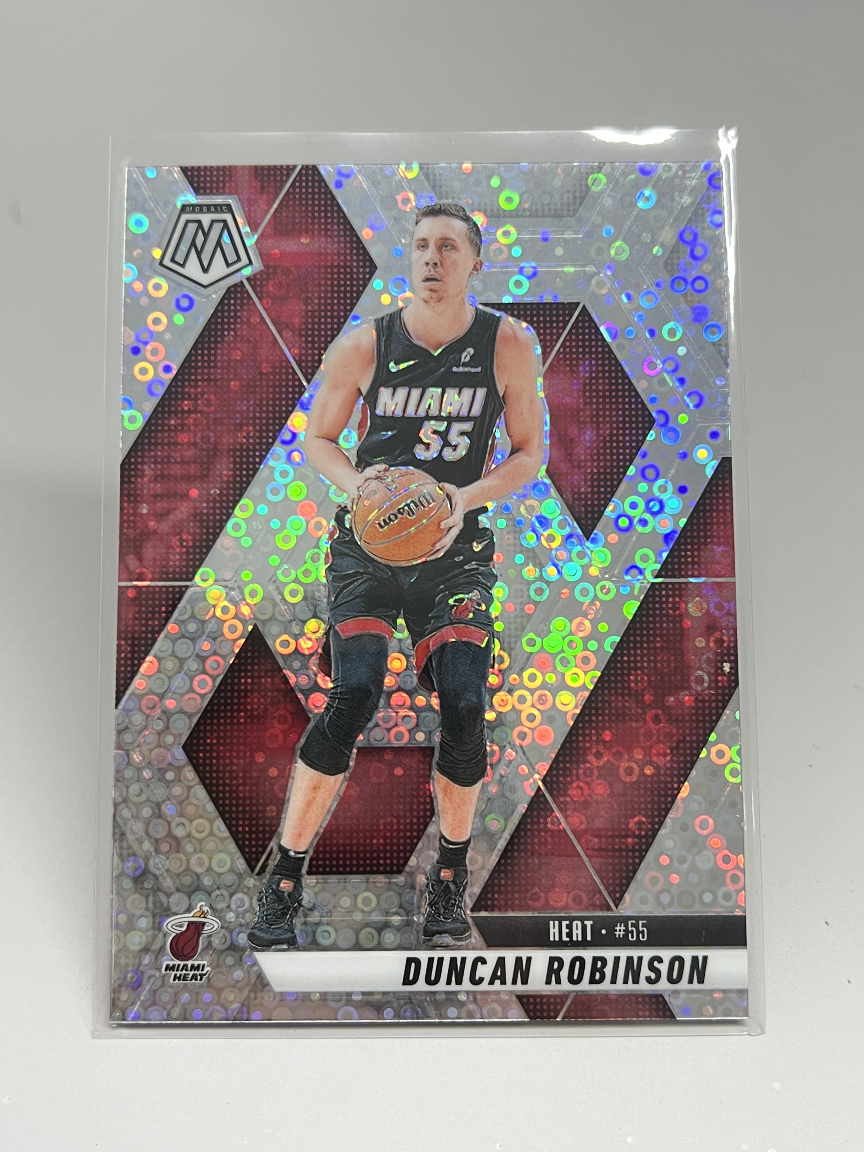 2024-25 Panini Mosaic Duncan Robinson【挂机拍卖】帕尼尼 马赛克 罗宾逊 热火 银泡泡折 折射 #24 收藏 凑套 卡品如图