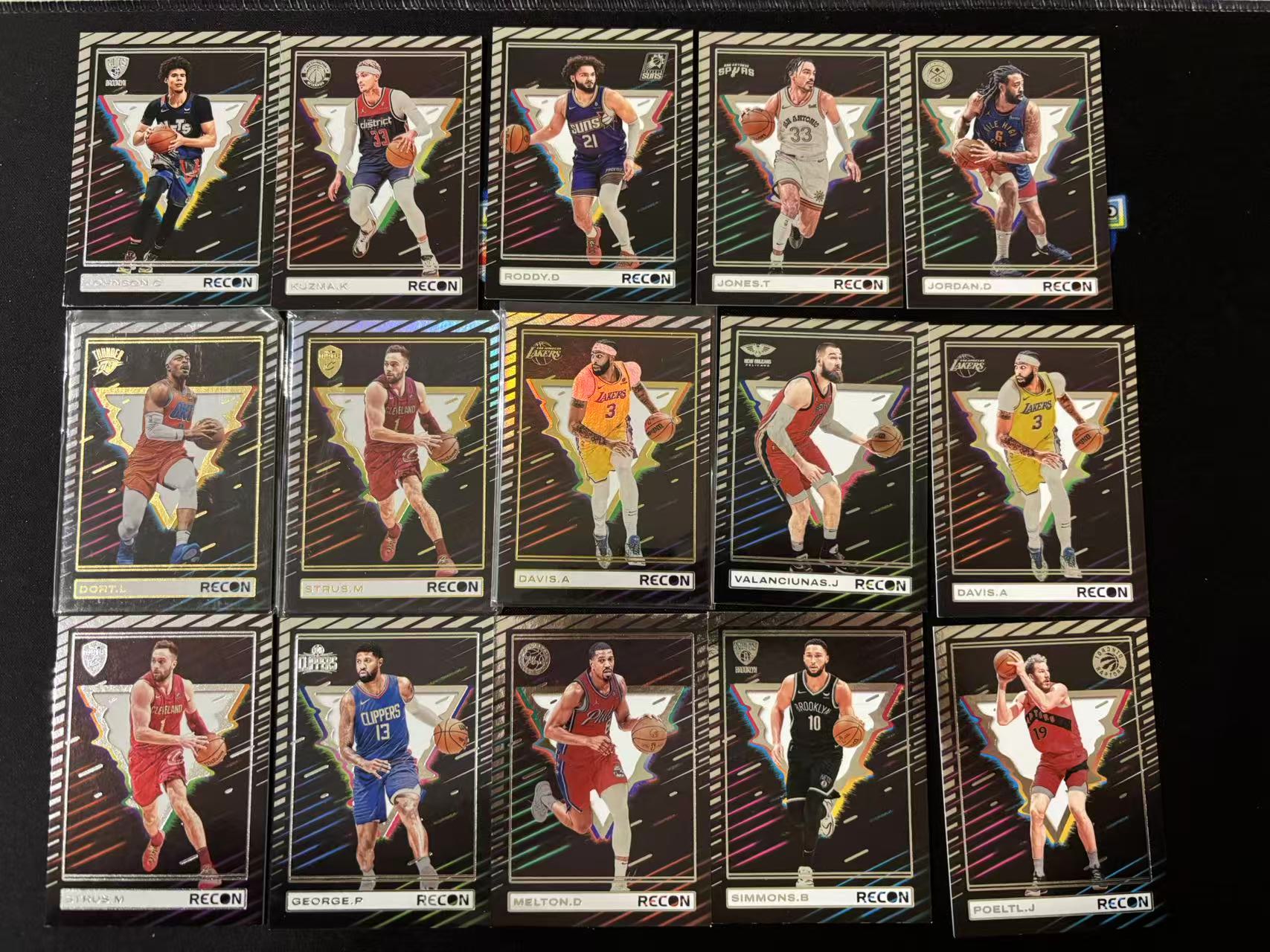 【星辰】23-24 RECON系列 黄忠 库兹马 琼斯 安东尼 戴维斯 瓦蓝 保罗 乔治 等 LOT