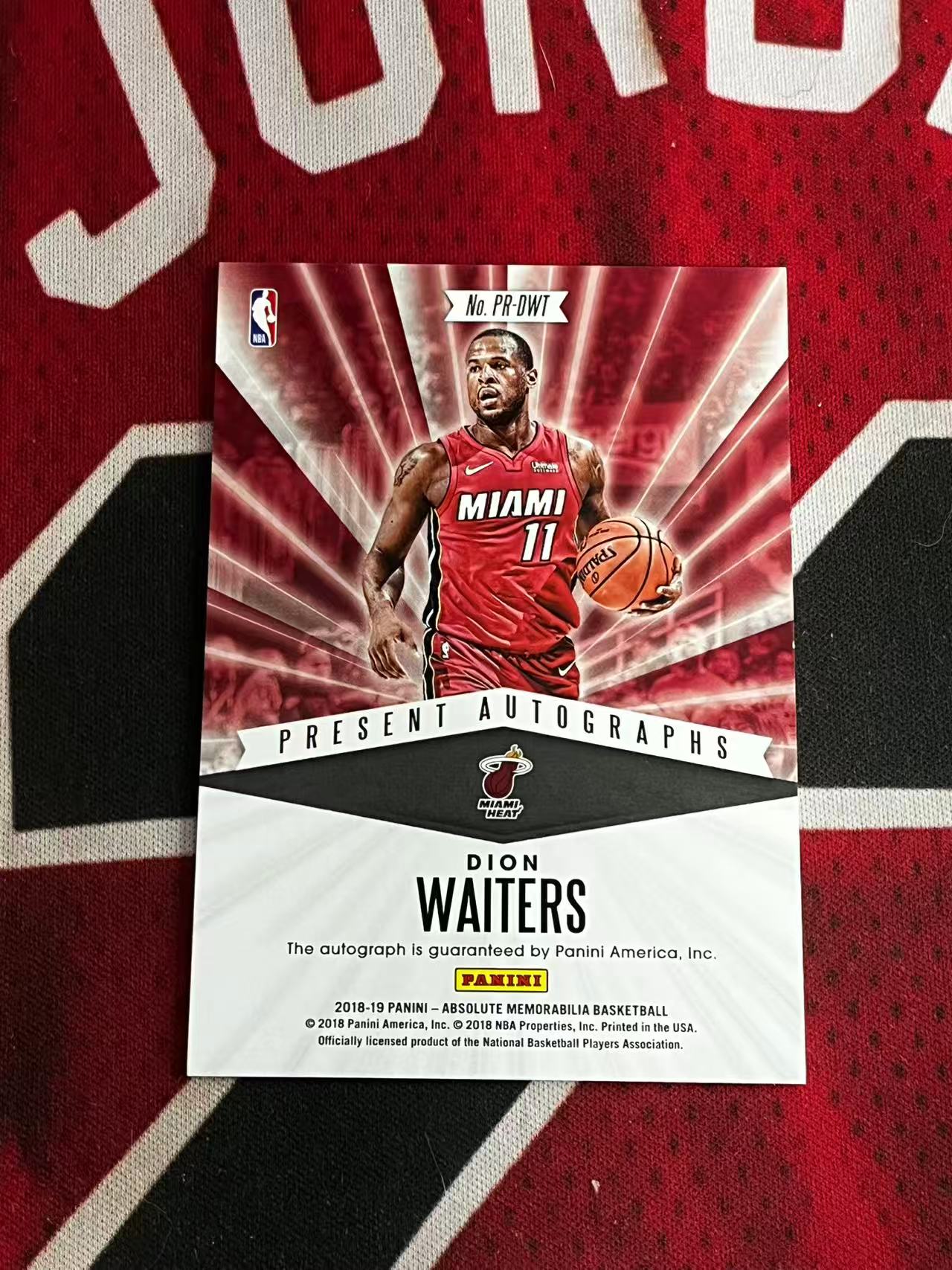 【接寄拍】2018-19 PANINI ABSOLUTE ABS系列 热火名宿 迪昂维特斯 签字卡 专收凑套必备【烂臭嘴拍卖】