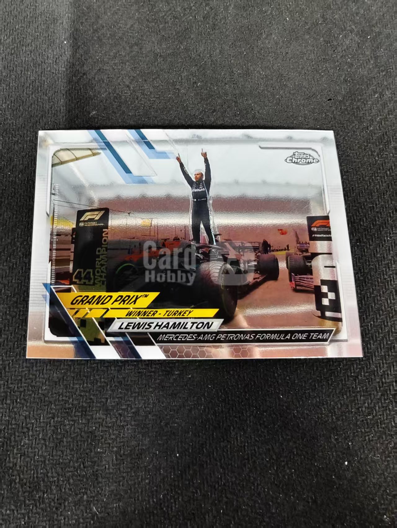2021 Topps Chrome Lewis Hamilton F1 梅赛德斯奔驰车队 刘易斯 汉密尔顿 划痕 边角瑕疵 #151