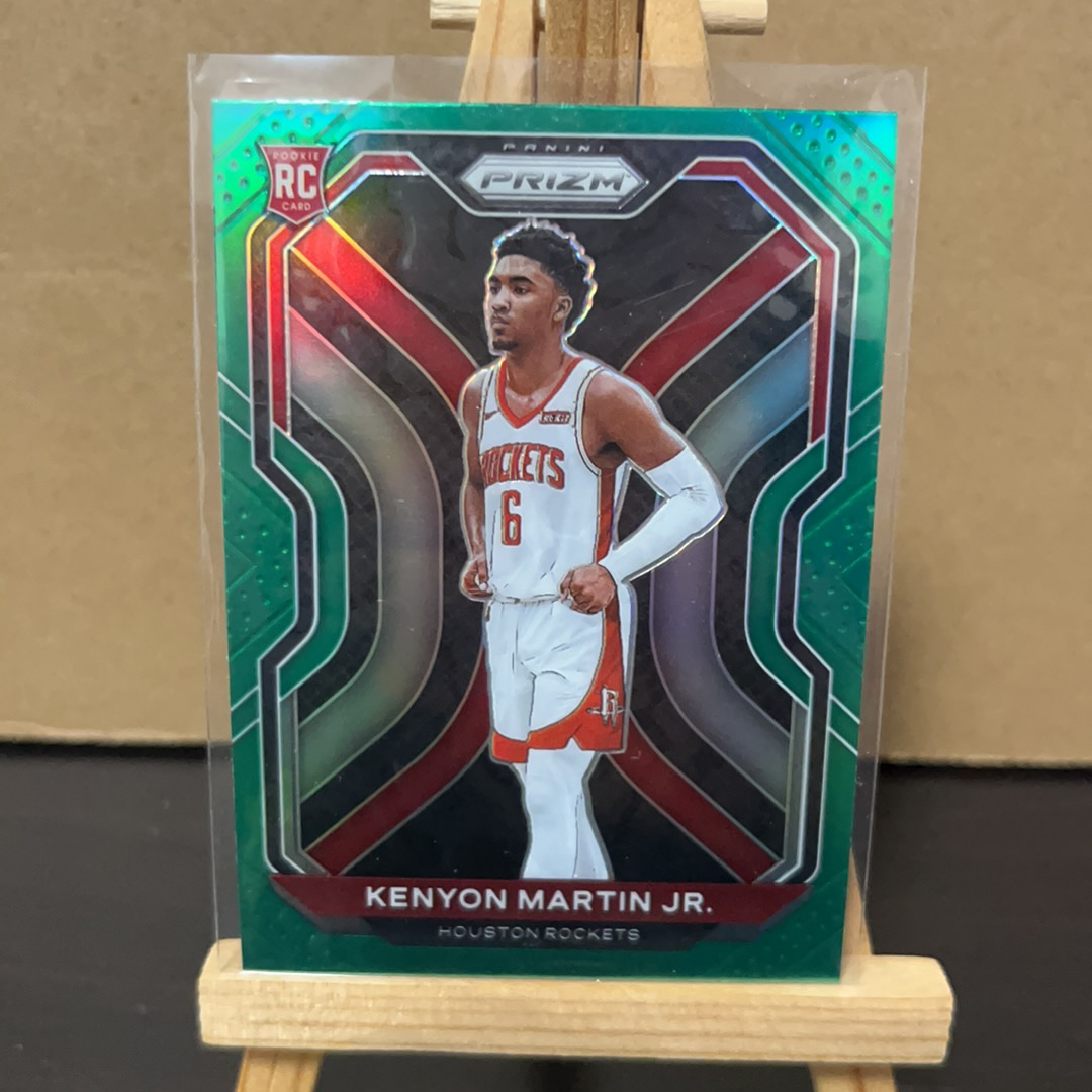 2020-21 Panini Prizm Kenyon Martin Jr. RC 小肯扬 马丁 火箭 新秀 绿折 pz 折射 prizm系列 卡品如图 值得收藏 凑套必备!免费代卖!