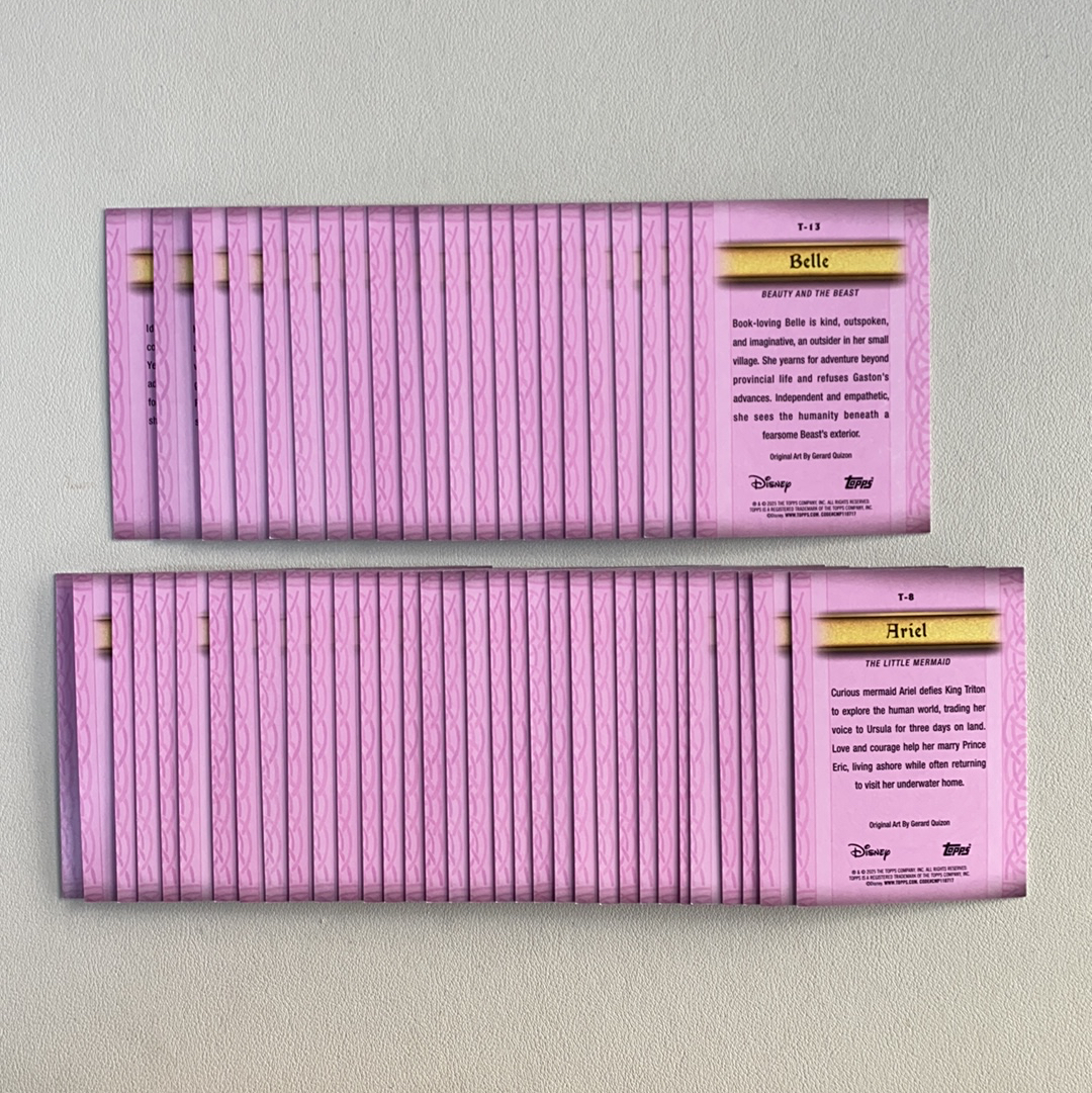 【弈卡代拍】2025 Topps Disney Wonder 元年迪士尼公主盒 公主特卡 银折 折射 冰雪奇缘 乐佩公主等 打包 不齐 品相如图 凑套必备 善总