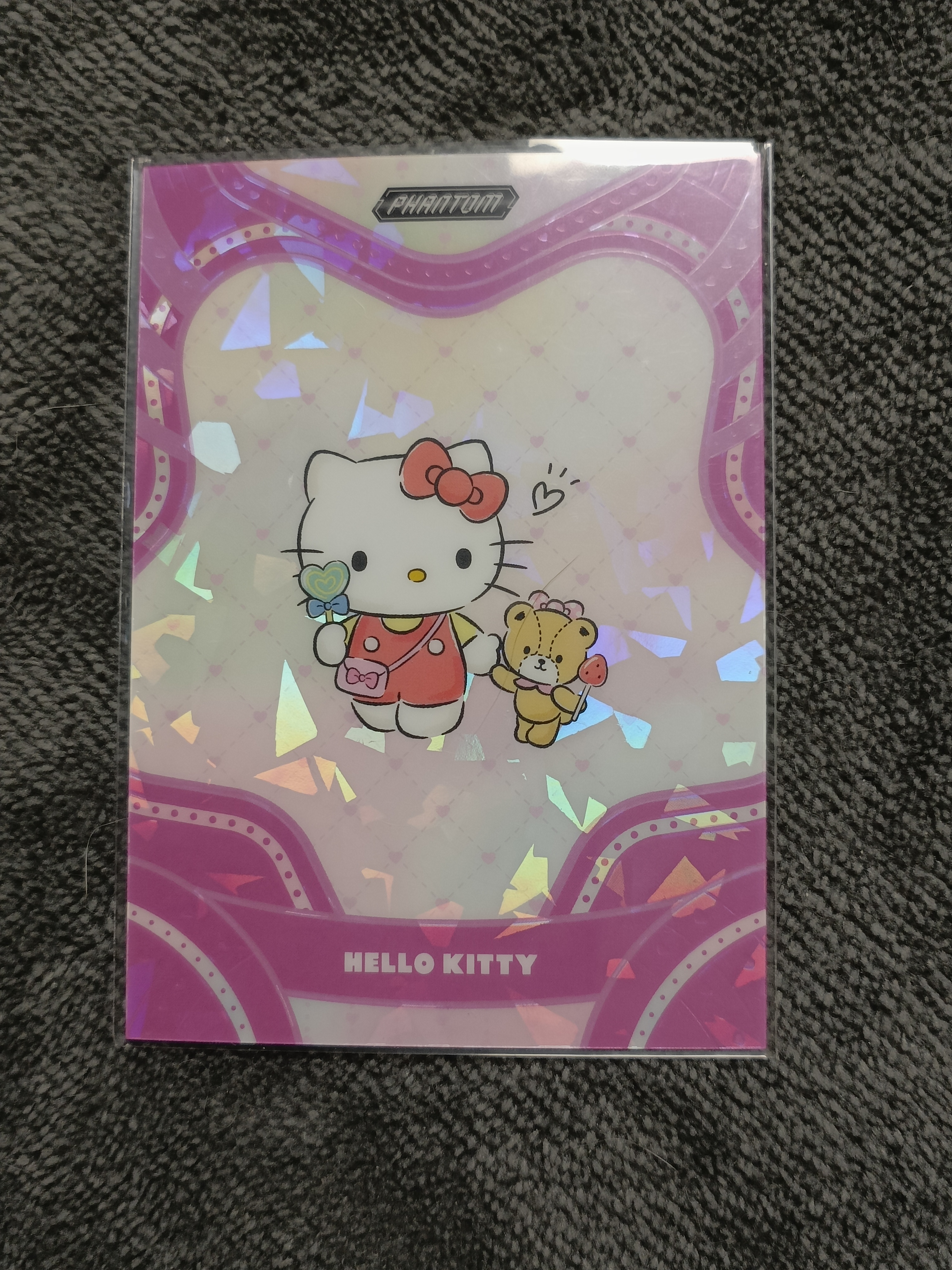 2023 Kakawow PHANTOM 三丽鸥家族系列收藏卡 HELLO KITTY 凯蒂猫 【谦谦拍卖】PSA-IPU-20 紫折 108/115编 秋鹿