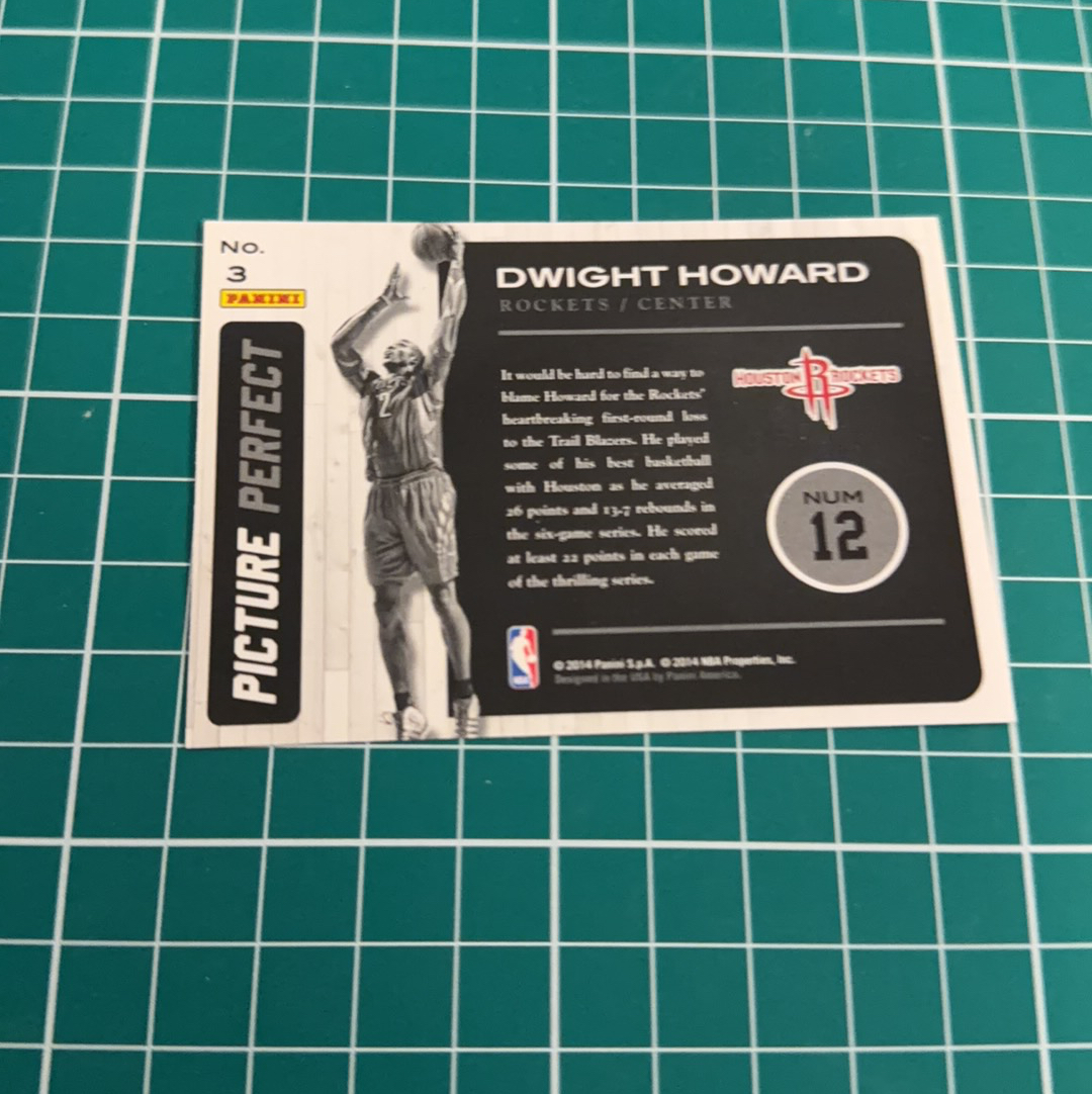 2014-15 Panini Americana Dwight Howard S.p.a. 德怀特霍华德 魔兽 火花 大头特卡 闪卡 精美选图 多年老卡 绝版卡 稀有大比例