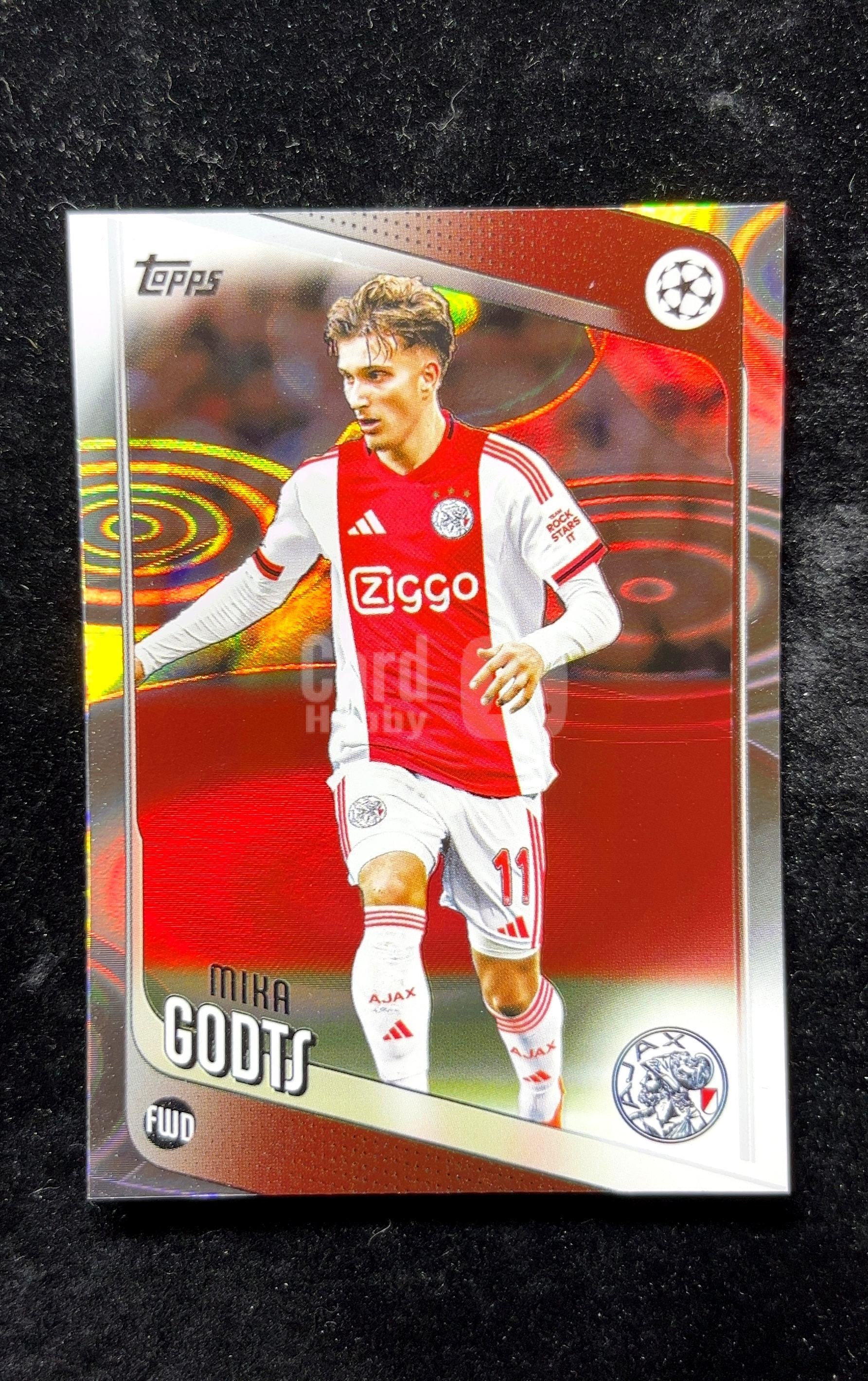 【小白1%代卖】2026 Topps FWD Mika Godts 米卡·戈茨 银圈圈折 折射 卡品如图 高价值 #161 AFC Ajax 阿贾克斯 0626