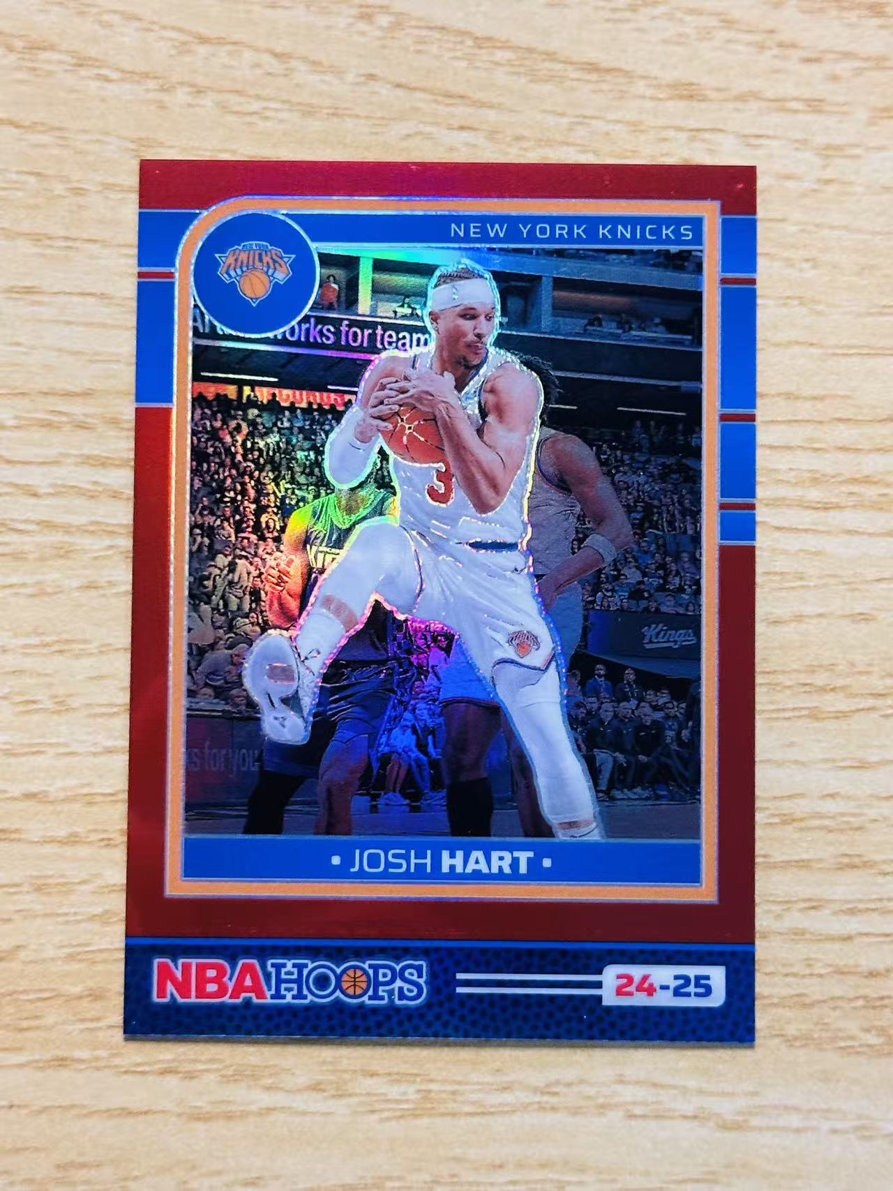 2024-25 Panini NBA Hoops Josh Hart 嘿嘿代卖 约什 哈特 红折 99编 尼克斯 收藏必备