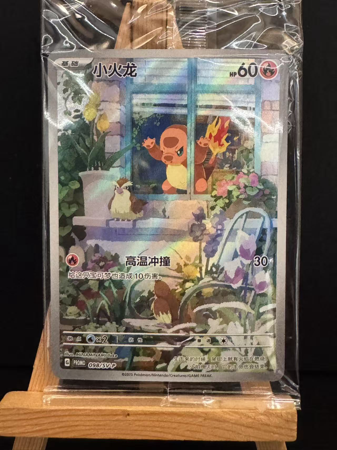 龖2025 Pokemon TCG 最初的伙伴精品礼盒 小火龙 Promo SV-P-098/SV-P chs 简中 原封袋 宝可梦 卡品如图 MJ002S
