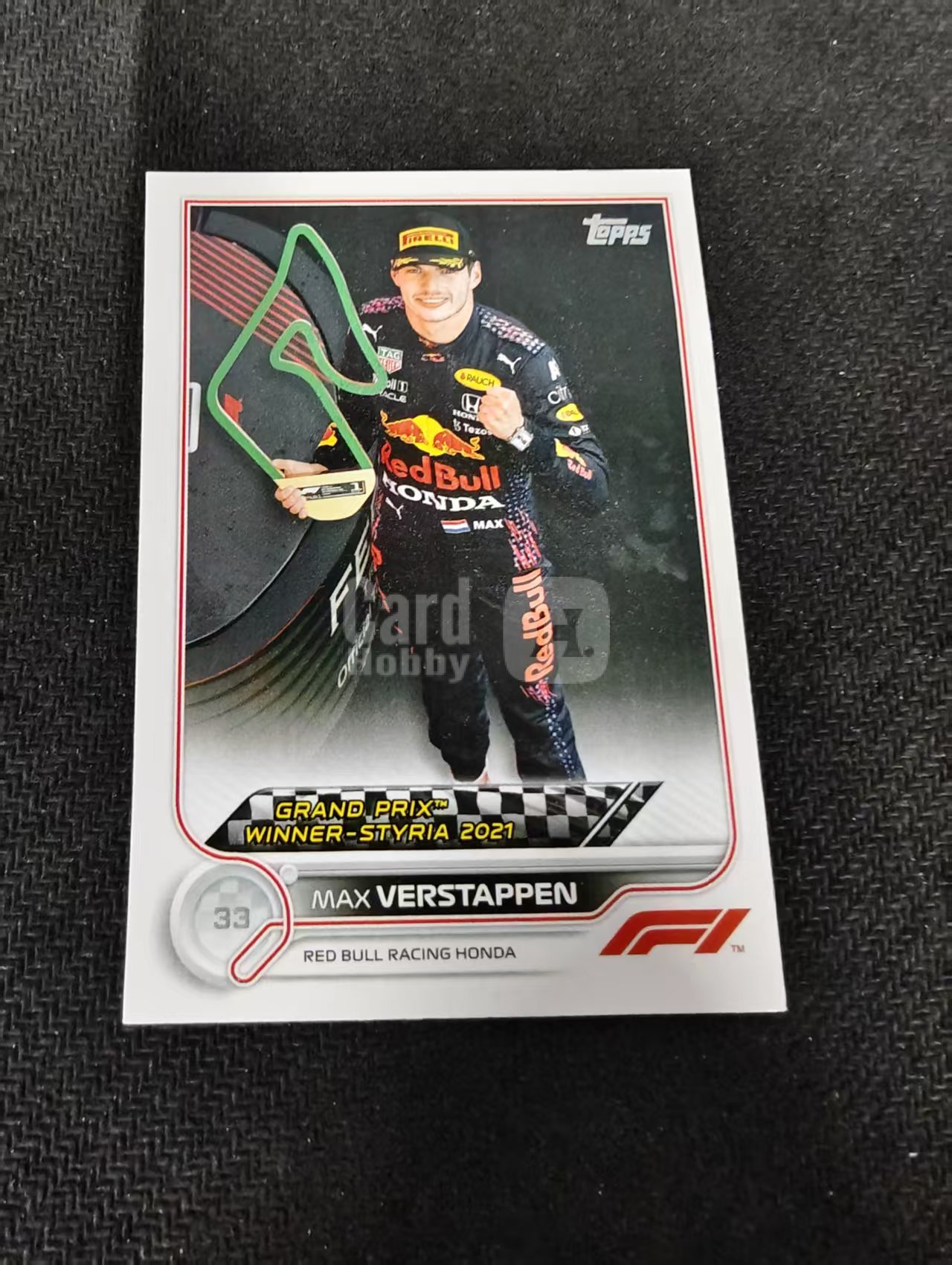 2022 Topps Chrome F1 Max Verstappen 维斯塔潘 红牛 划痕 边角瑕疵 @158