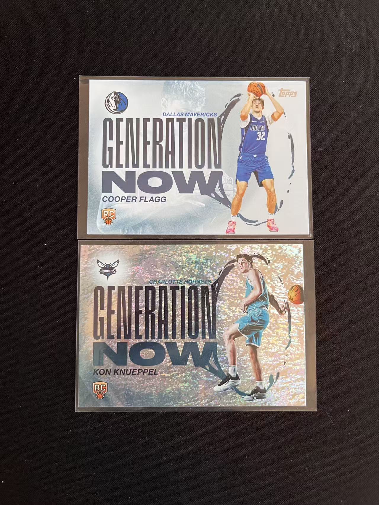 2025 Topps kon knueppel 折射 黄蜂 cooper flagg 弗拉格 独行侠 新秀 RC 两张打包出 lot不保卡品【彭于晏#1】