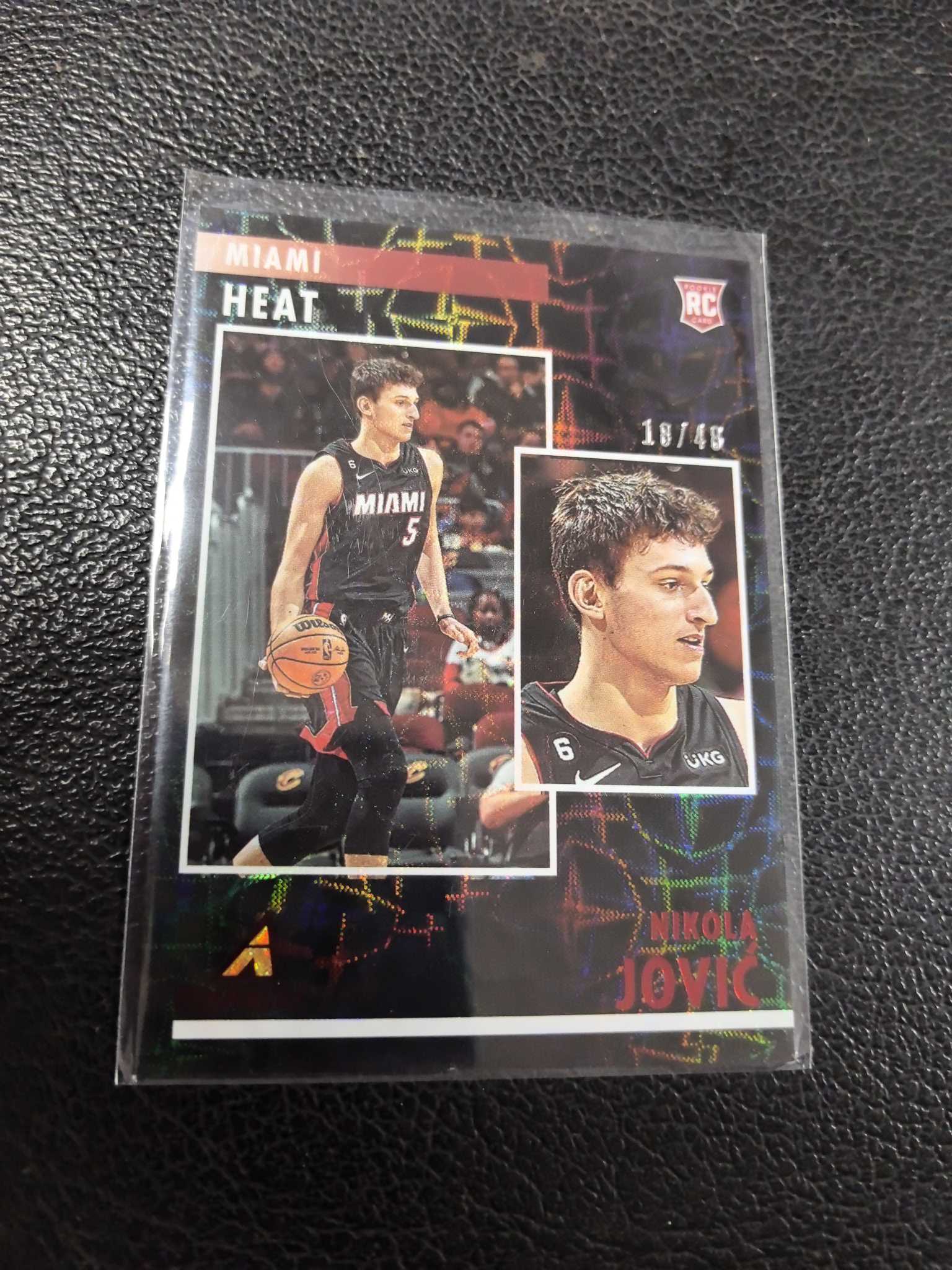 2022-23 约维奇 48编 热火 红折 折 折射 新秀 rc 10-9