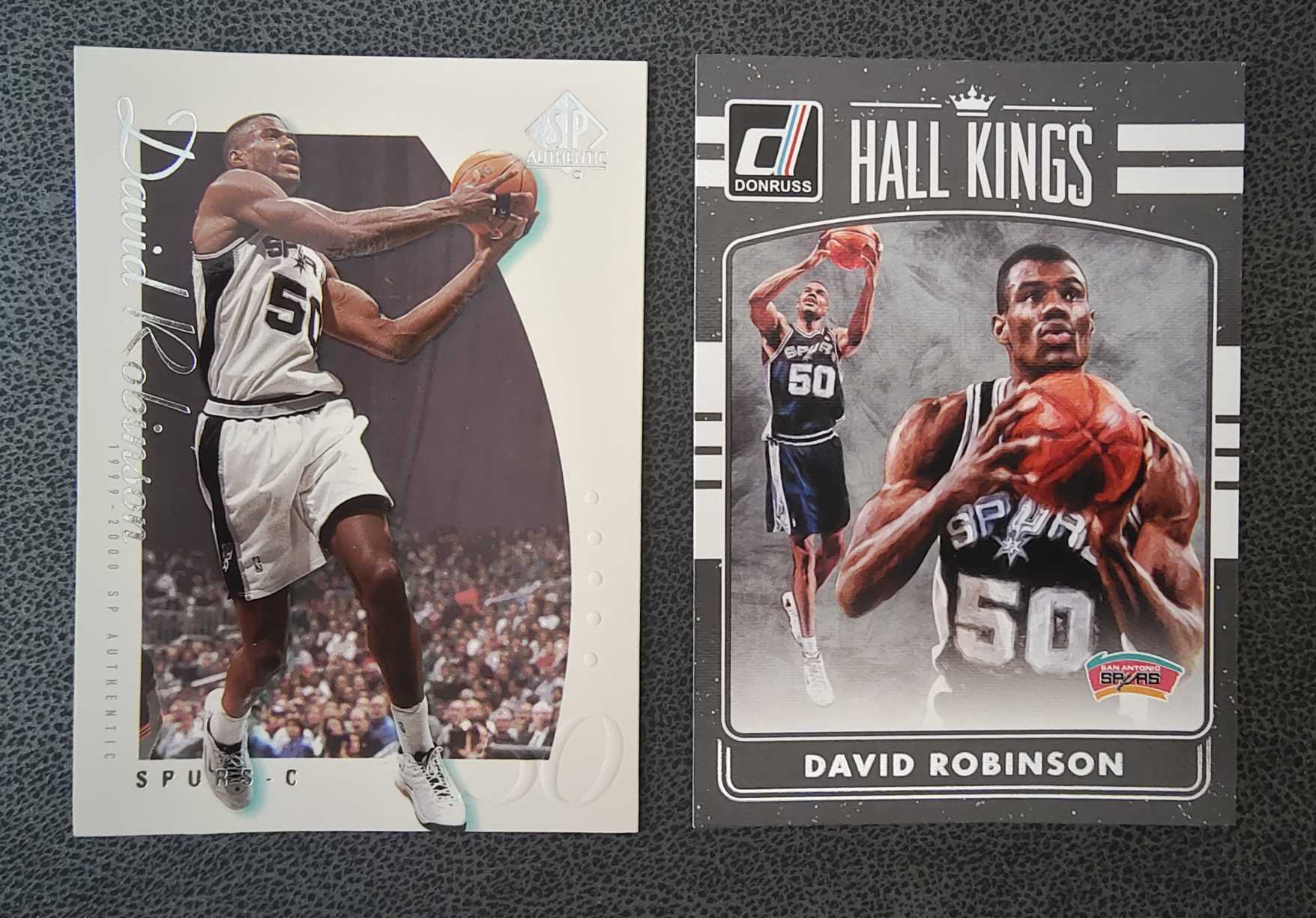 2016-17 Panini Donruss David Robinson 圣安东尼奥 马刺队 大卫 罗宾逊 海军上将 upper deck老卡 panini 两张打包