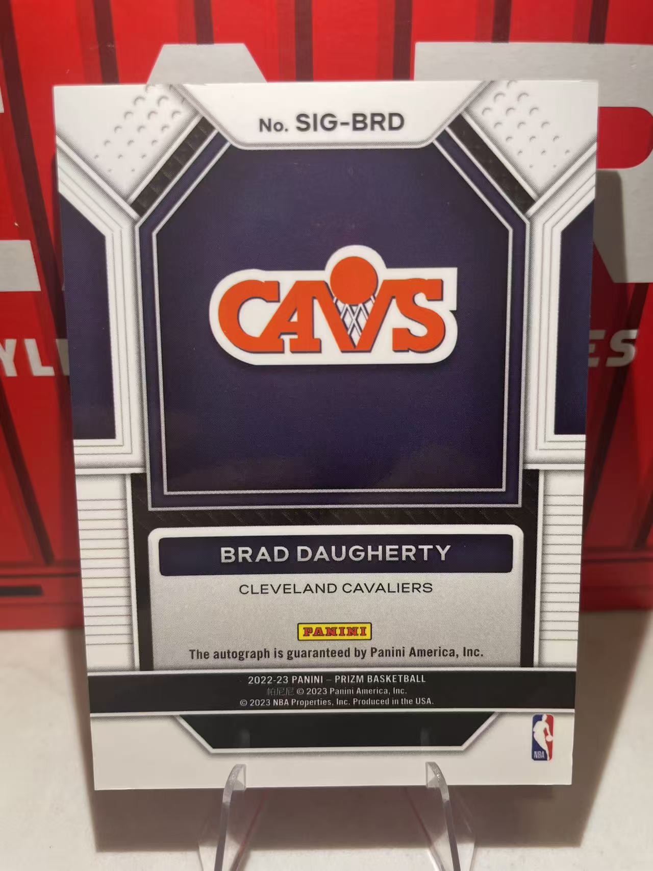 2022-23 Panini PRIZM Brad Daugherty 【满天繁星】布拉德 多尔蒂 签字 PRIZM系列 骑士 卡品如图 专收必备