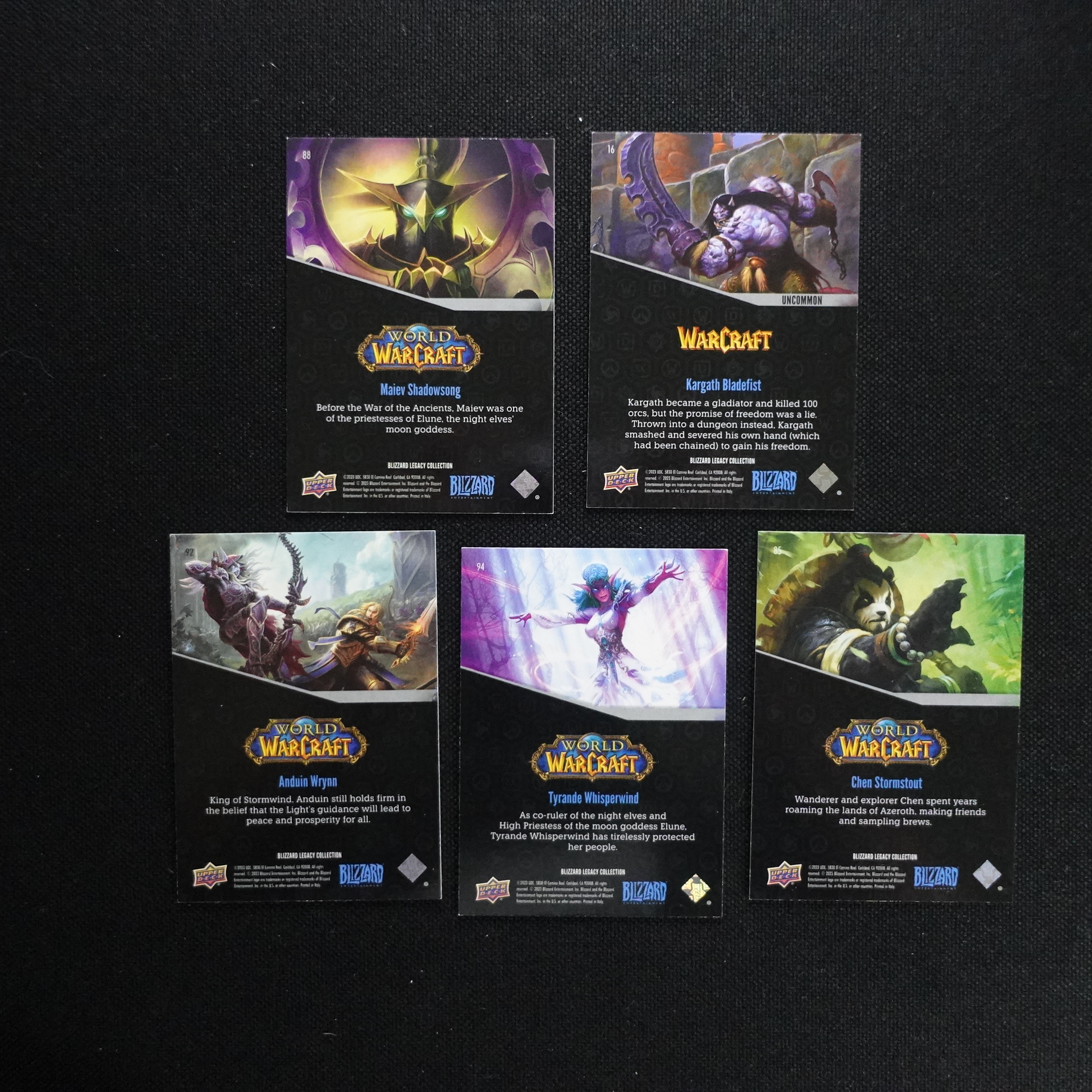 2023 Upper Deck Blizzard 暴雪 魔兽世界Lot*5 Warcraft UD 卡品如图【小涛拍卖】#埼玉