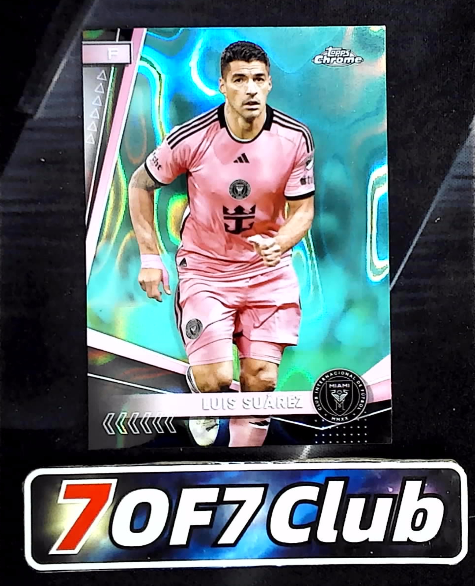 【7OF7Club拍卖】2025 finest luis suarez 苏亚雷斯 绿熔岩折 梅西队友 巴萨 巴塞罗那 卡品如图 BR1110