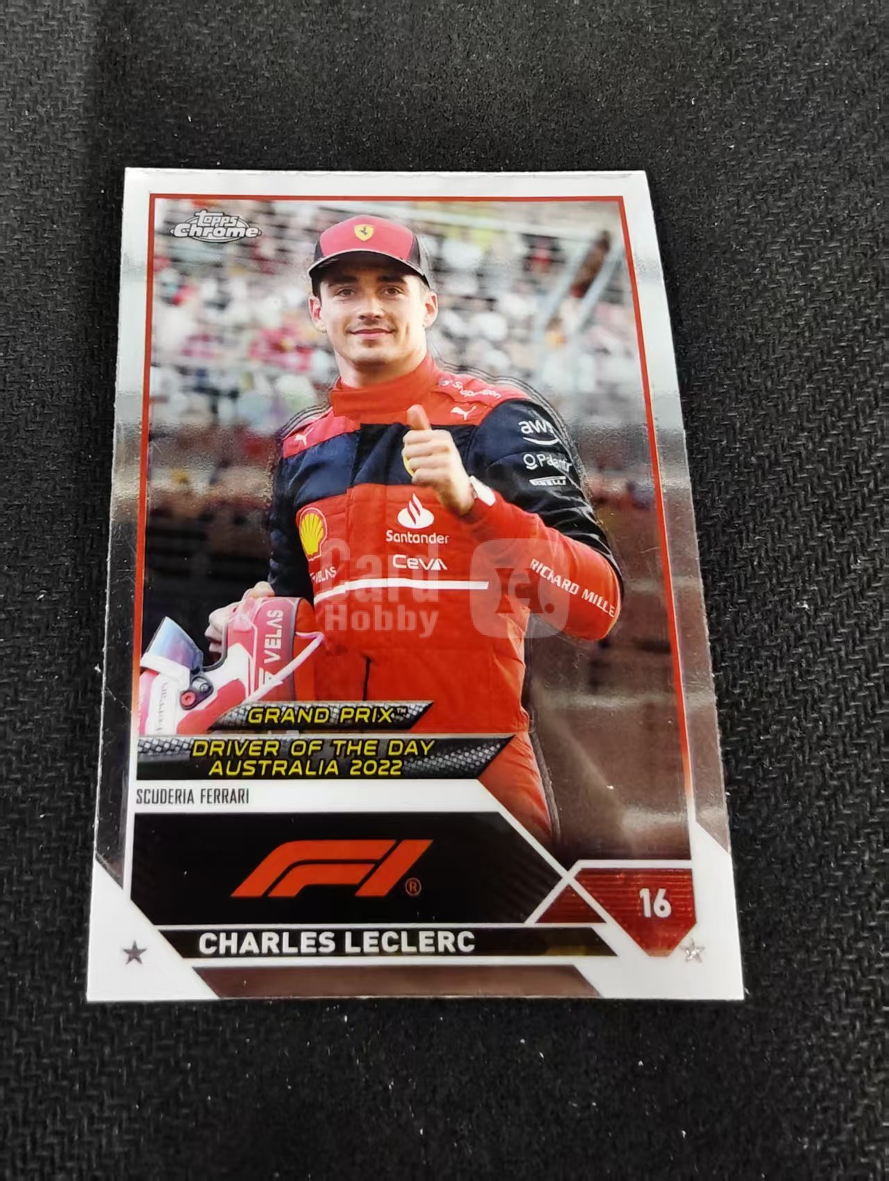 2023 Topps Chrome F1 Charles Leclerc 勒克莱尔 乐扣 法拉利 划痕 边角瑕疵 #168