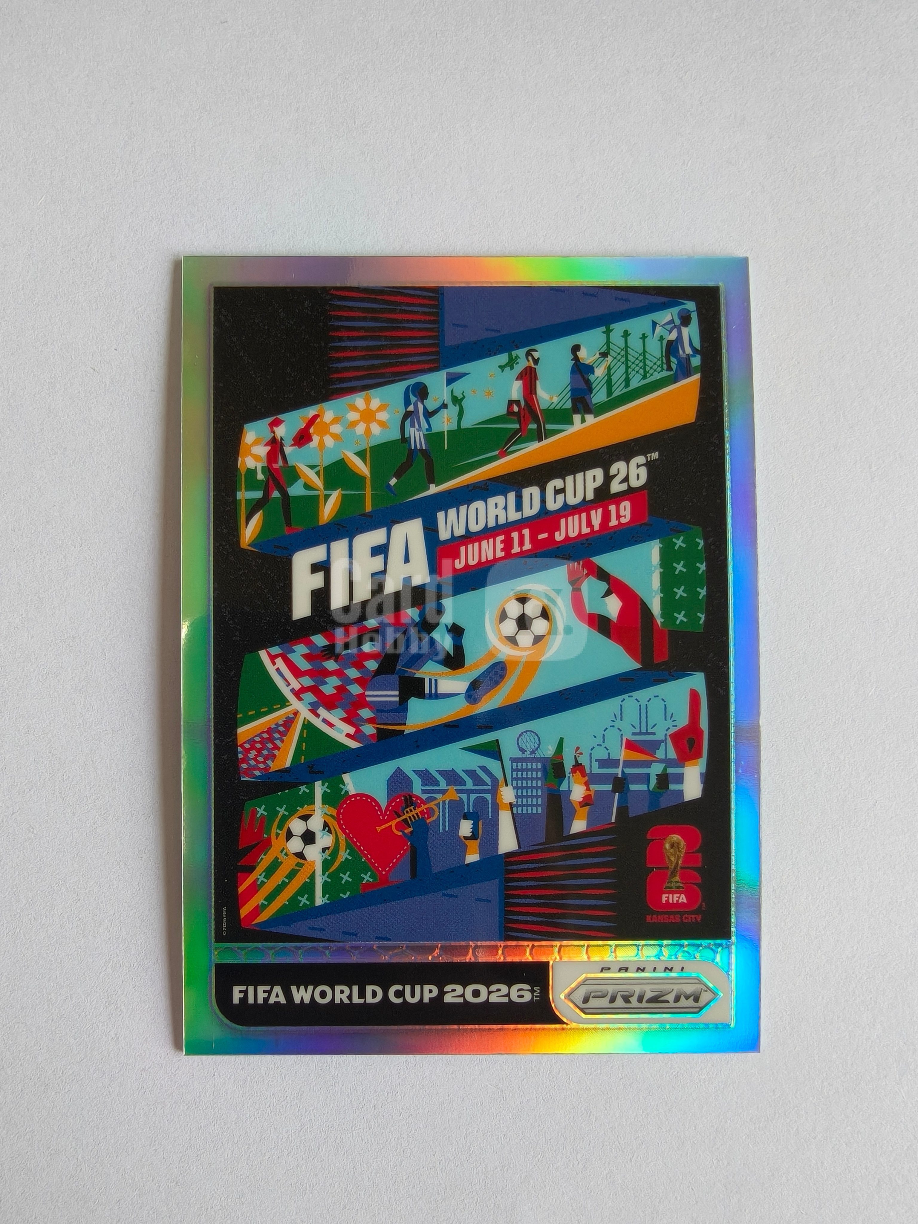 2026 Panini Prizm World Cup Kansas City 2025-26 帕尼尼 FIFA 世界杯 PZ 堪萨斯城 海报特卡 银折 大比例 SP 收藏必备 卡品如图 TY568