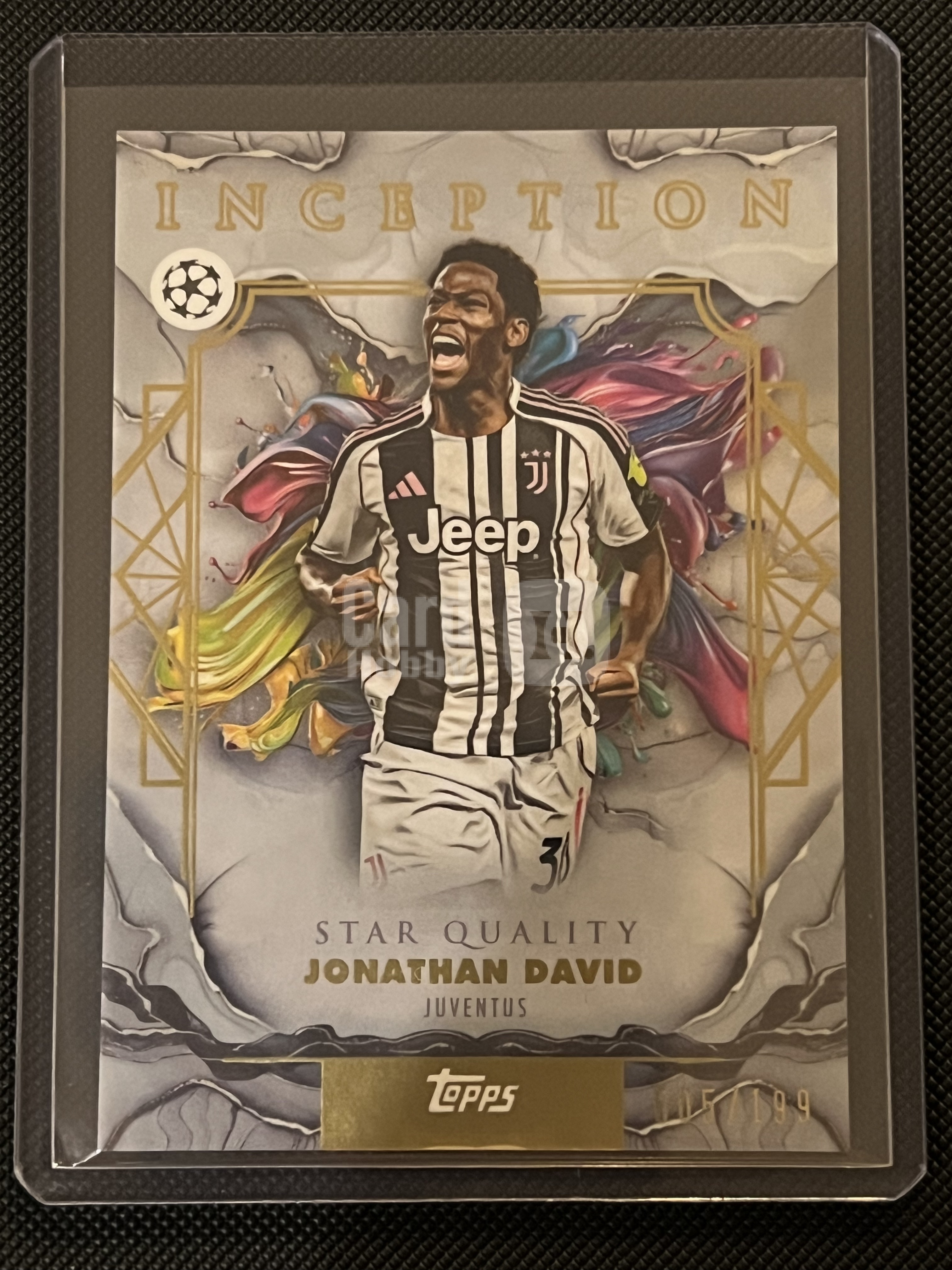 2026 Topps Inception Jonathan David #68 盗梦 尤文图斯 乔纳森·戴维 199编 正base 折射卡!!凑套必备!!