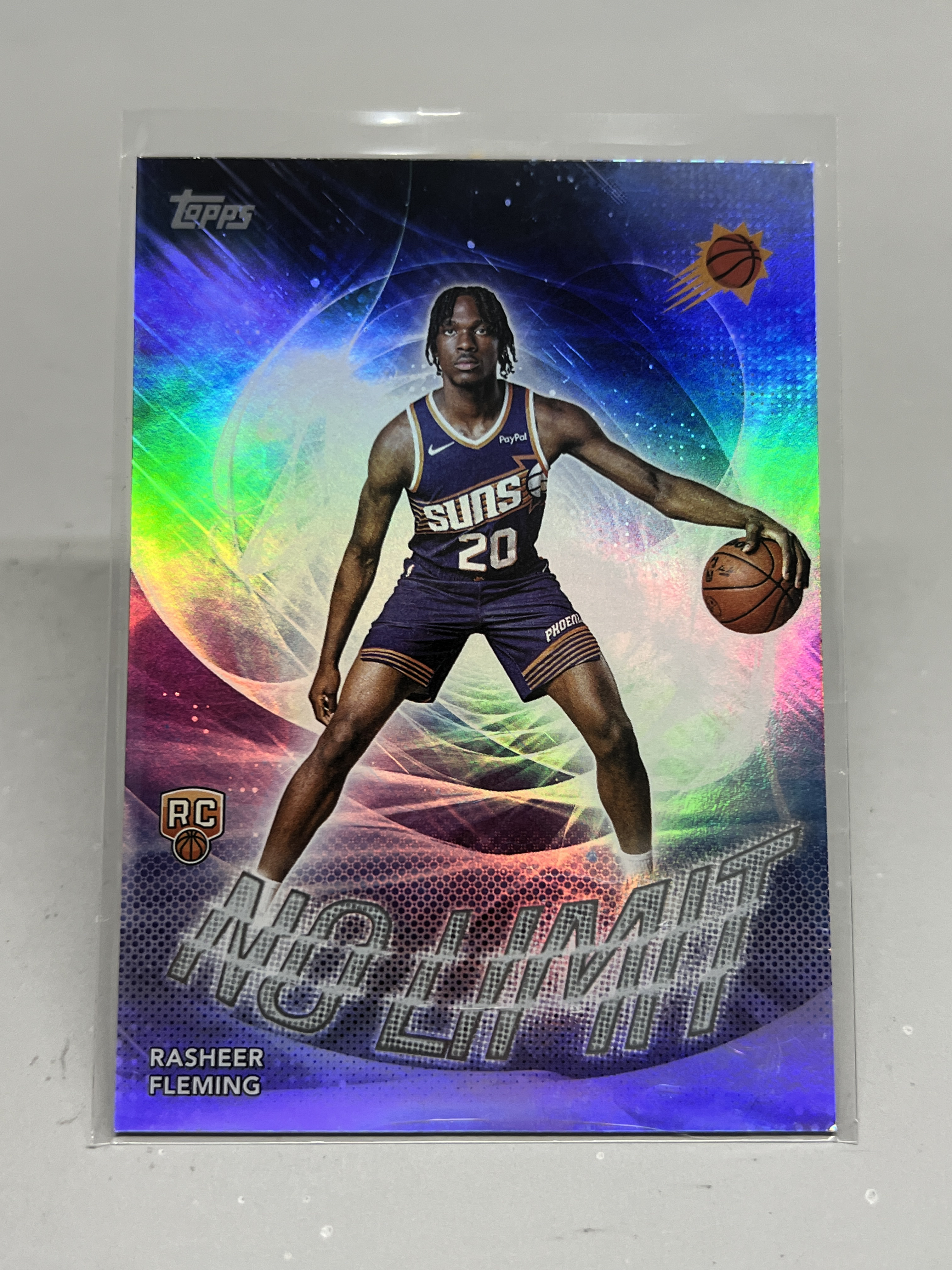 2025 Topps Flagship Rasheer Fleming RC 【挂机拍卖】新秀 拉希尔·弗莱明 太阳 折射 #31 No Limit 特卡 卡品如图 收藏 凑套