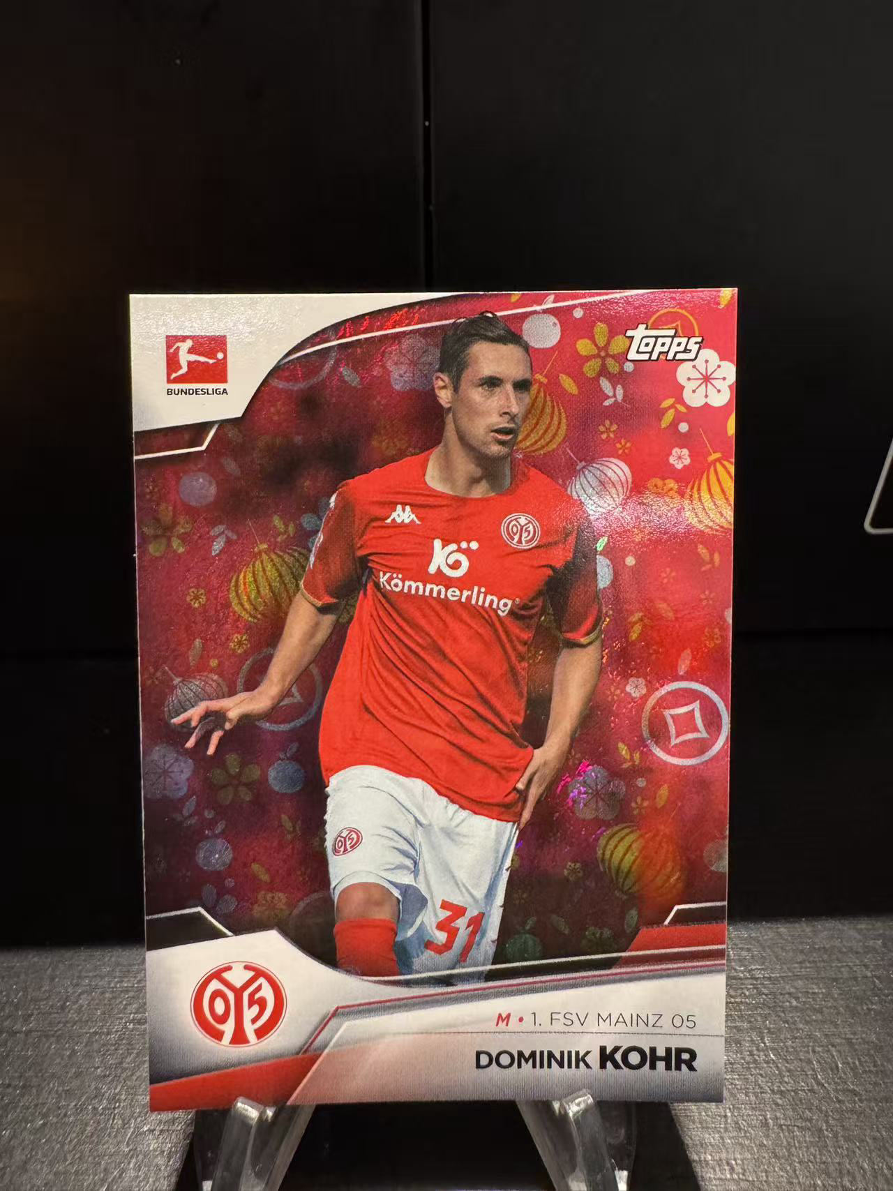 龖2023 Topps UCC Dominik Kohr 德甲 龙年碧玉 美因茨 多米尼克 科尔 180/199编 新春碧玉折 卡品如图 MJ002l