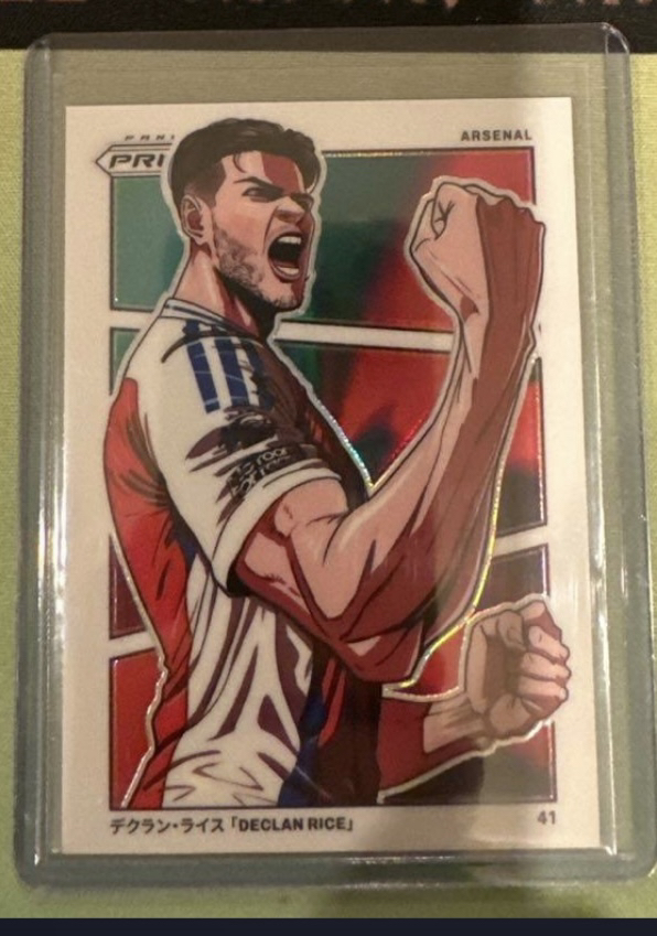 2024-25 Panini Prizm Declan Rice Premier League 末年英超 德克兰 赖斯 莱斯 漫画 manga ...