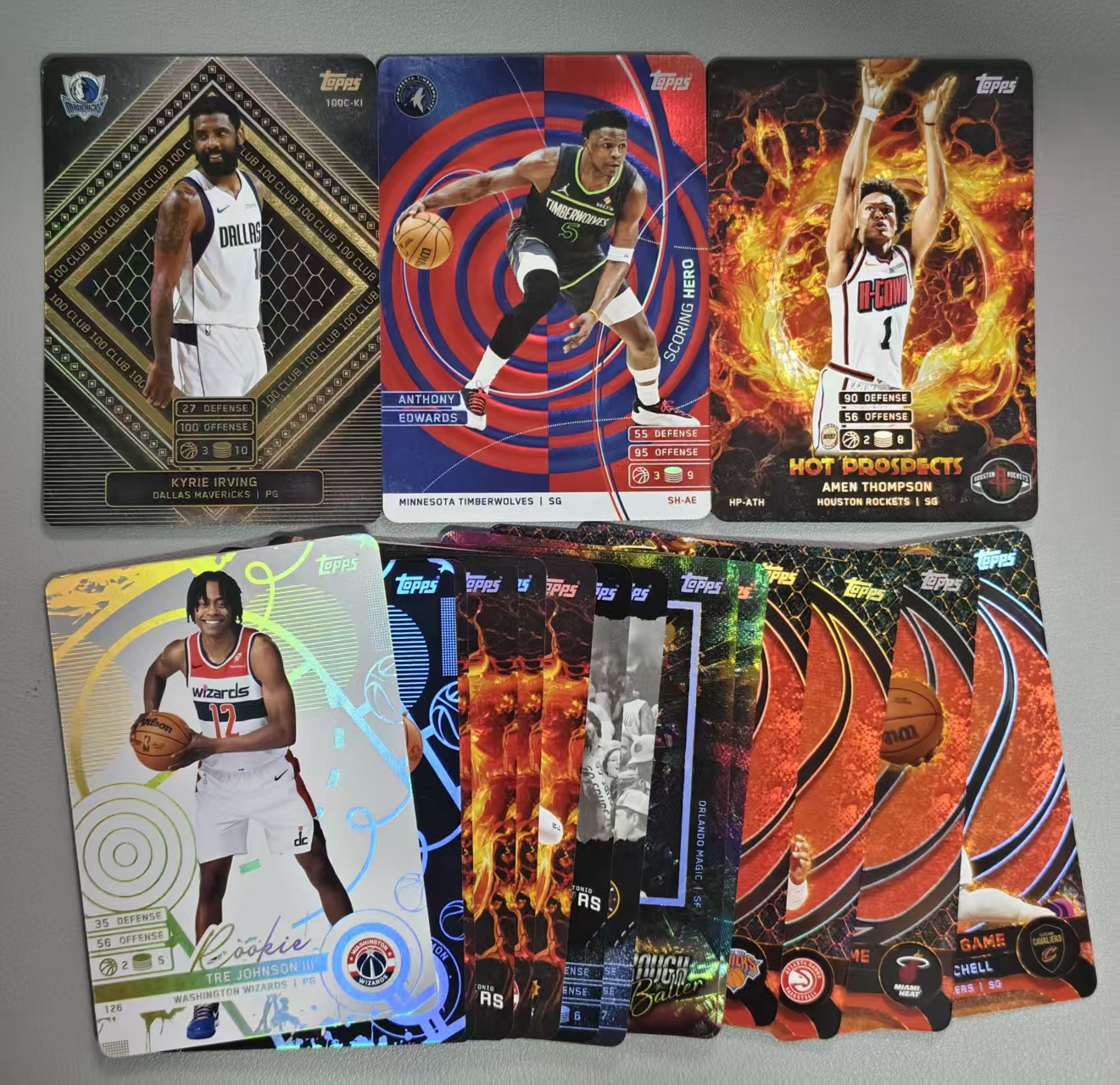 【阿泽代卖】2025 Topps 元年第一版 凯里欧文 爱德华兹 阿门汤普森 布泽里斯 瓦格纳 等 17张好人lot 选图巨帅 卡品如图 介意勿拍-硕哥