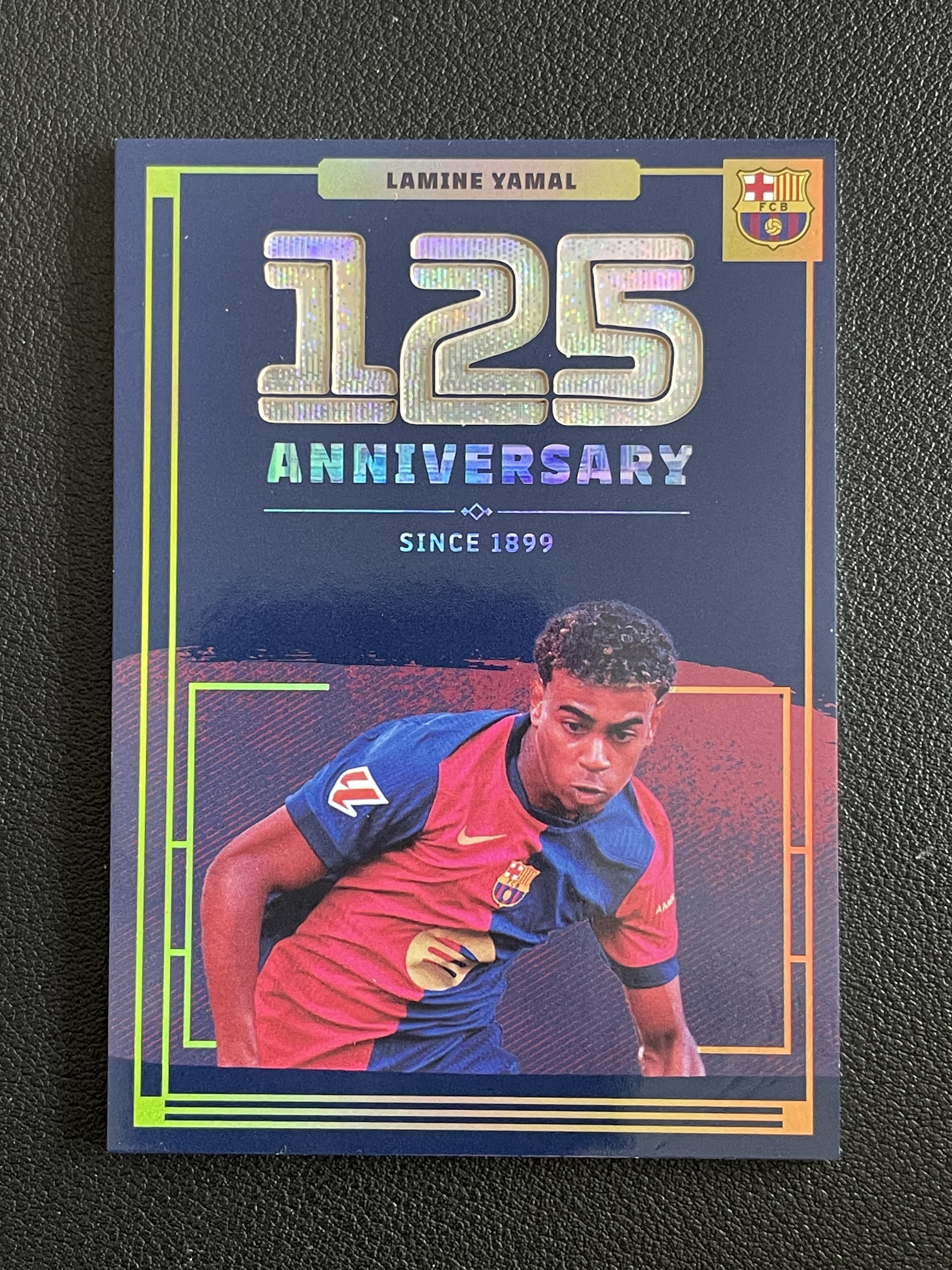 Carte à Collectionner Eleven Card Barcelona 125th Anniversary Lamine Yamal Holo /125 - Rare 2024-25