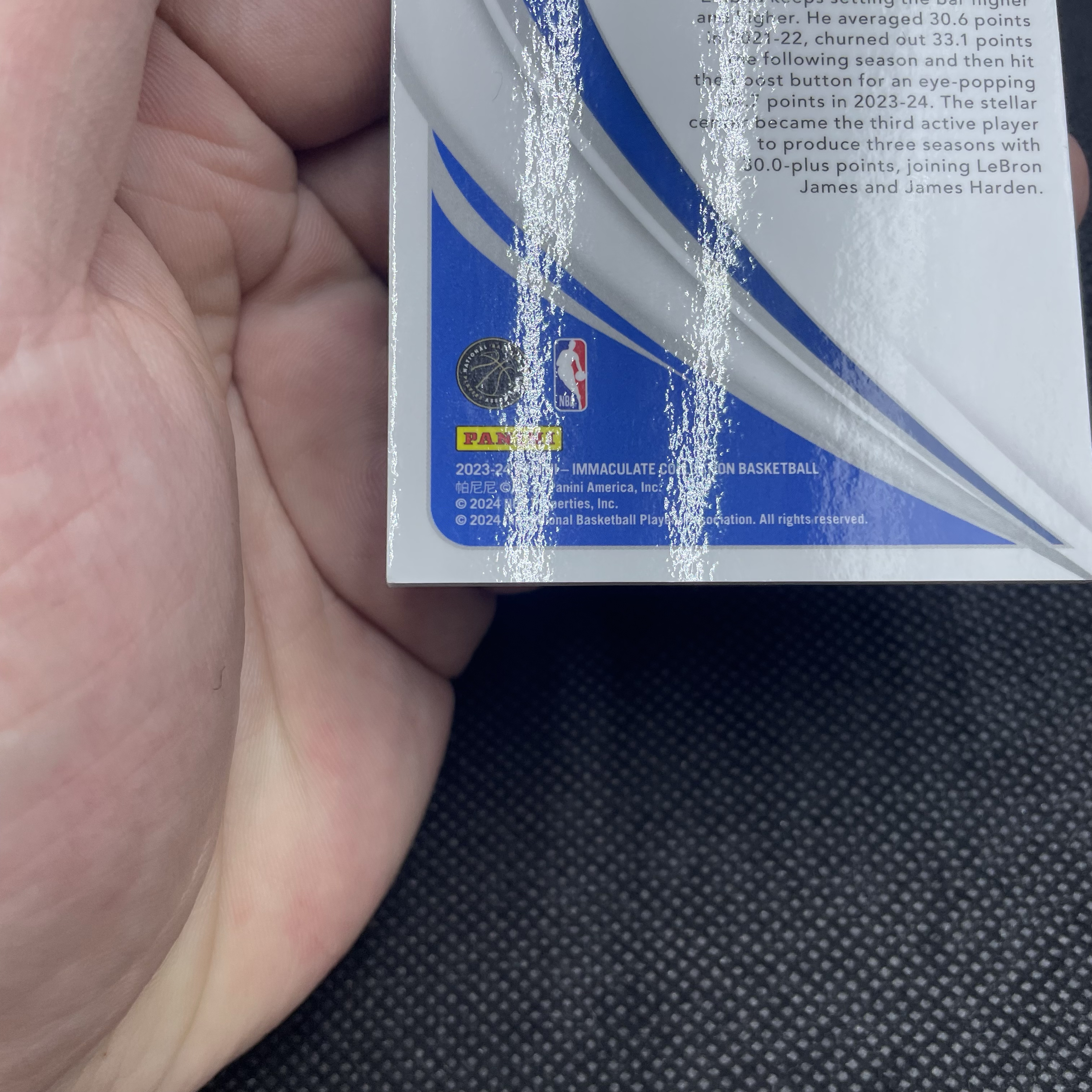 2023-24 Panini Immaculate Joel Embiid 【无界代卖】76人 乔尔 恩比德 69/99编 Base 银平行 品如图 不累计 Yo