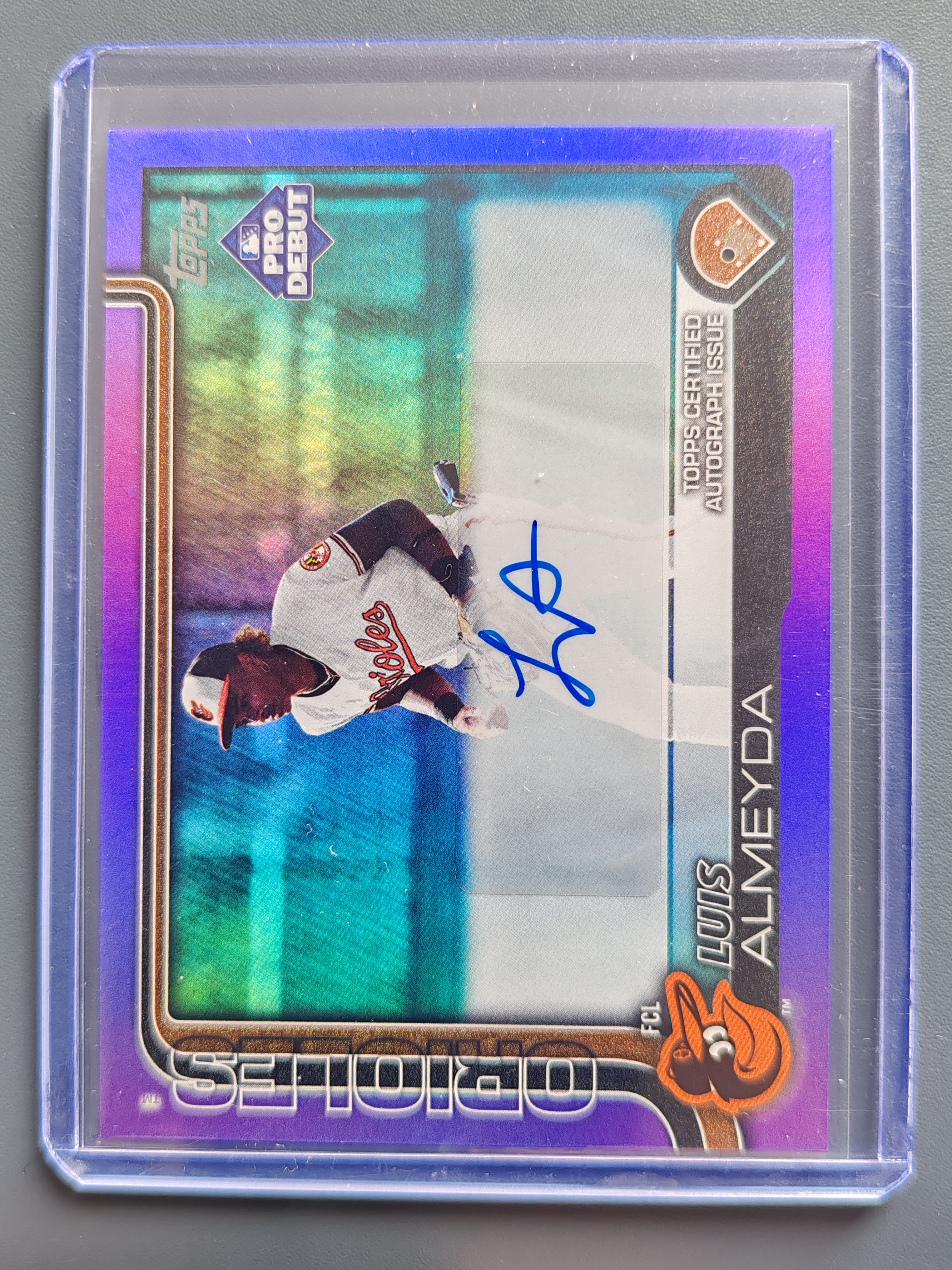 2025 Topps Pro Debut Luis Almeyda 签字!299编!紫折!【9527】