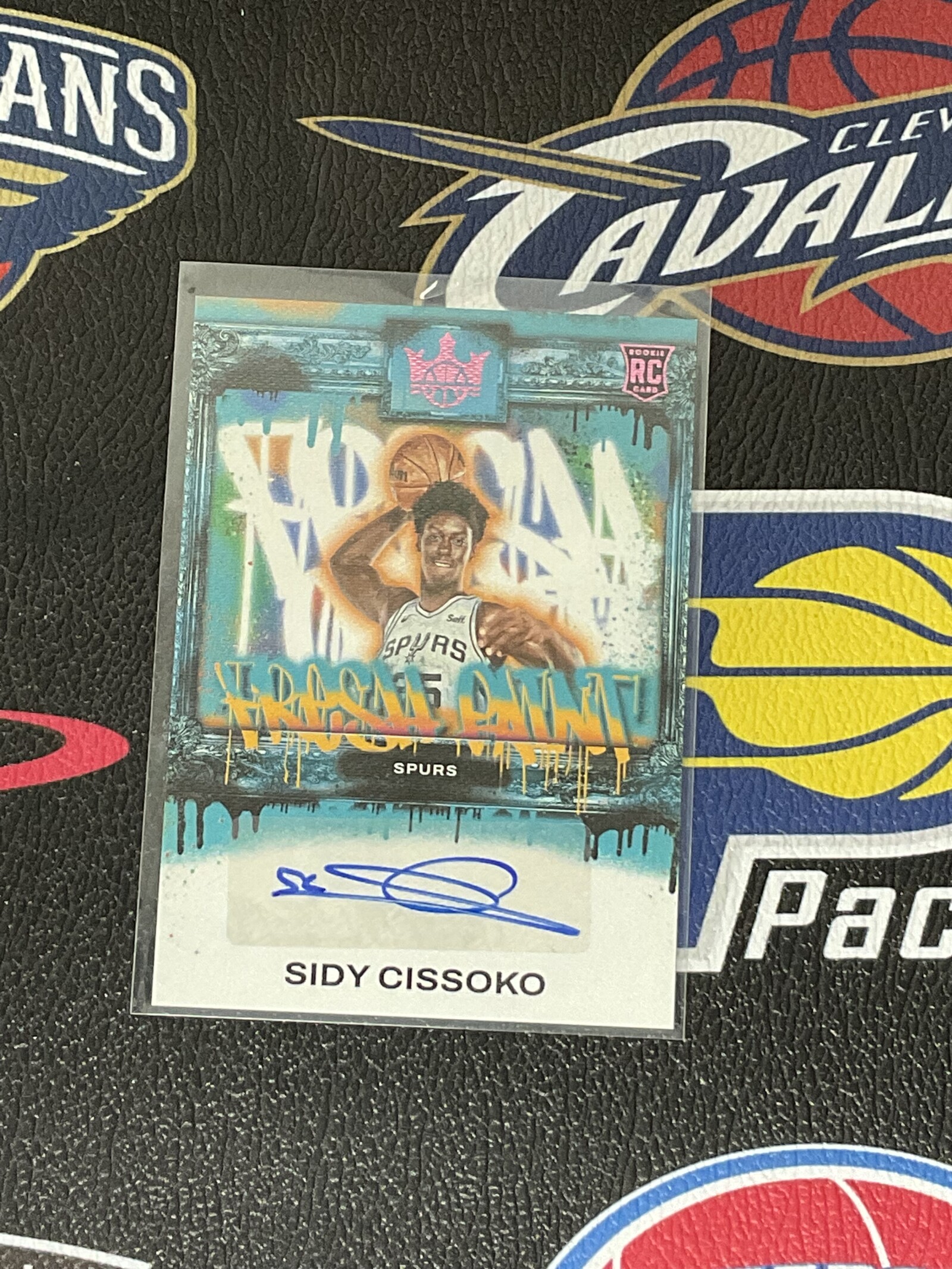 【大树营免费代卖】油画 赛迪 西索科 马刺 新秀 8编 签字 全明星水平 收藏必备 卡品如图 瑕疵如图 #绒