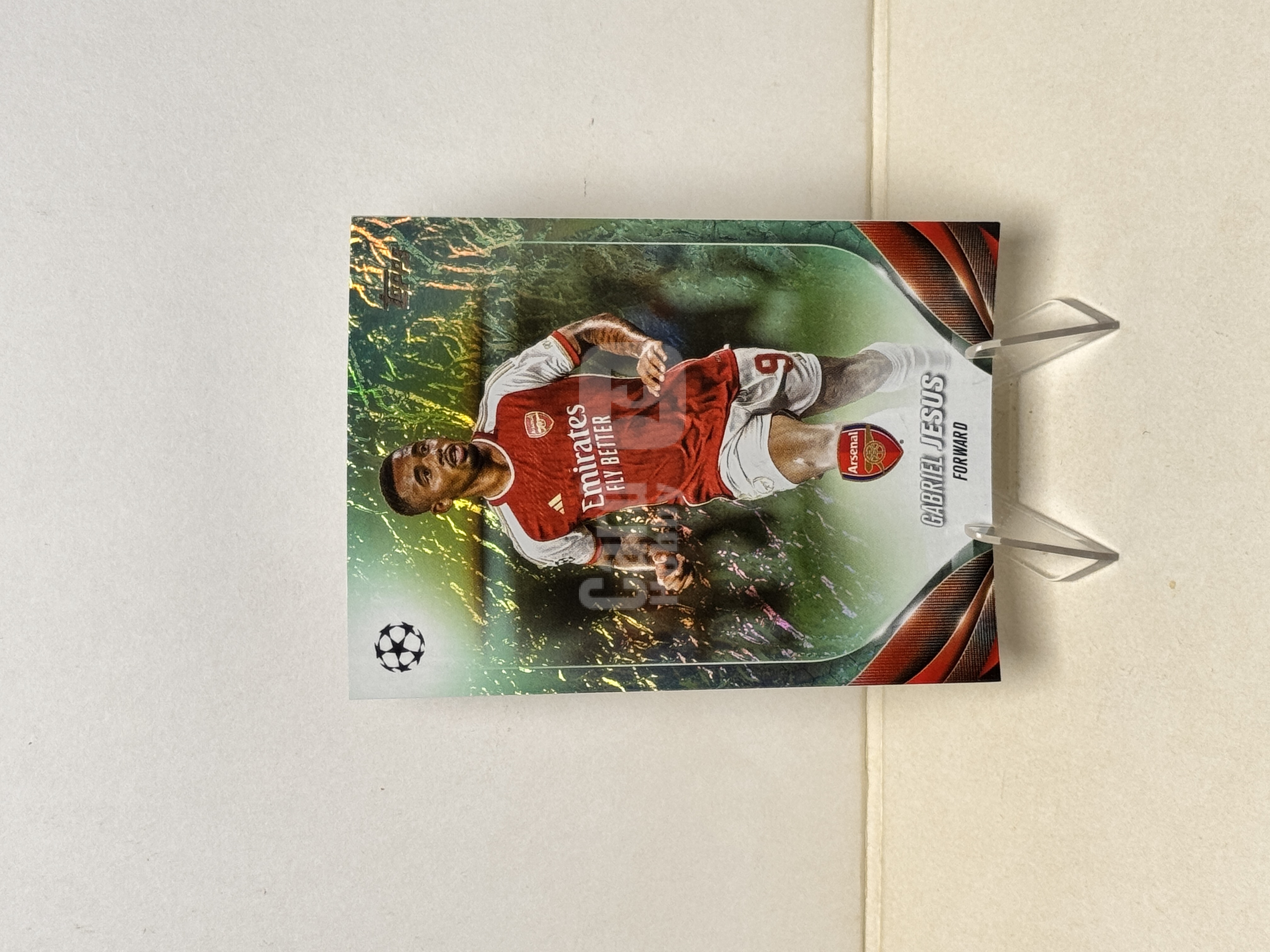 2024 Topps UCC Gabriel Jesus 欧冠 碧玉 阿森纳 热苏斯 巴西 碧玉折 折射 实卡精美 收藏必备 卡品如图【星爷代拍】K1-2